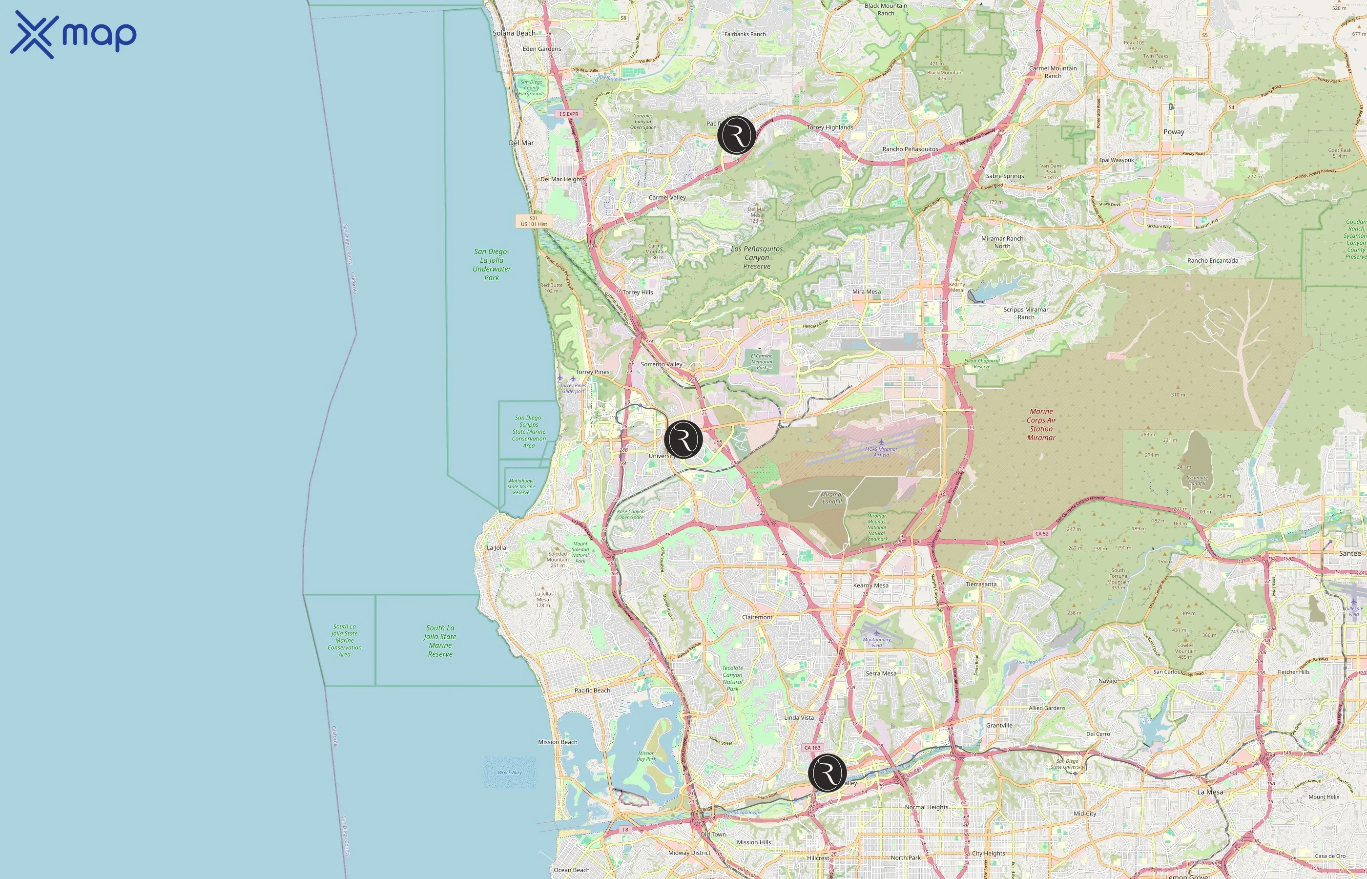 Revive Med Spa area coverage