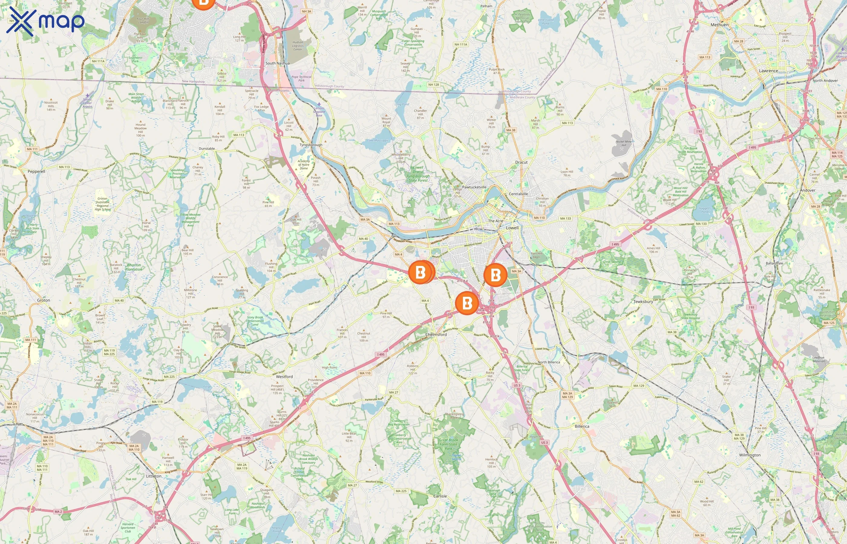 Best Fitness area coverage