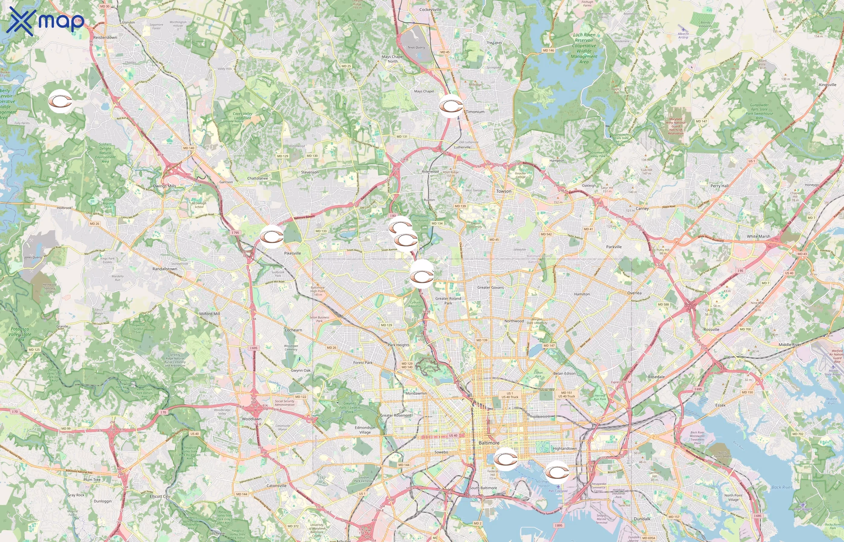 Coppermine area coverage