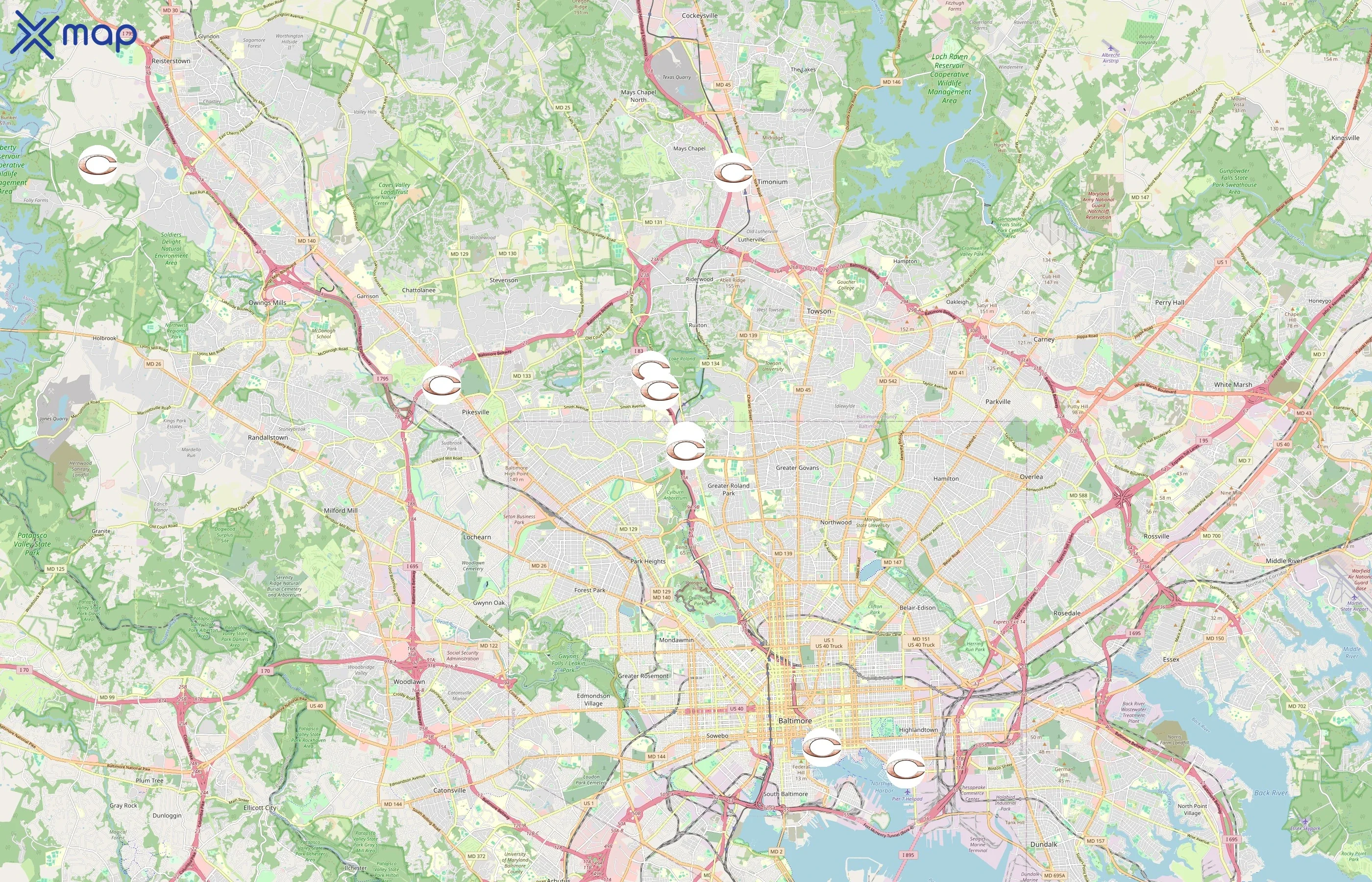Coppermine area coverage