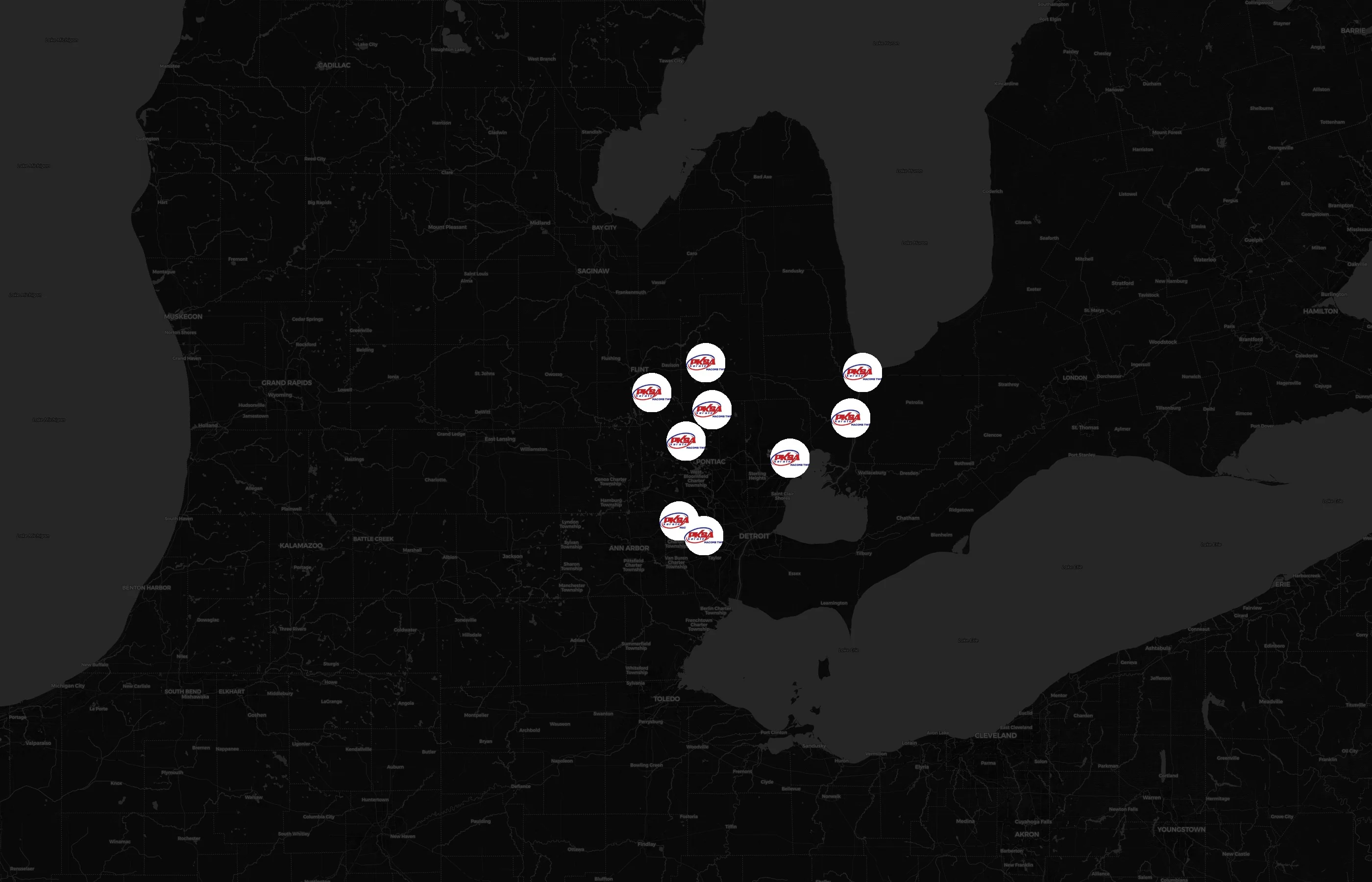 PKSA Karate city distribution