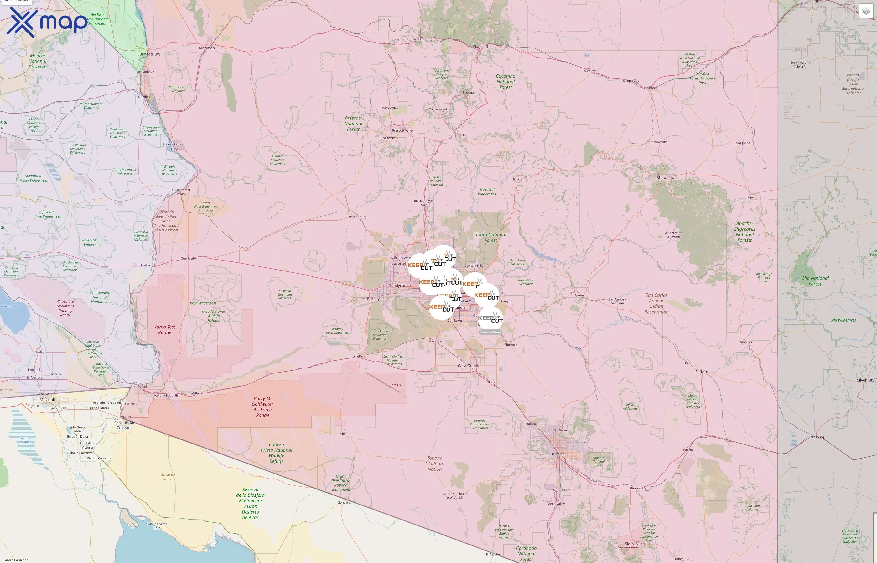 Keep It Cut street hotspots