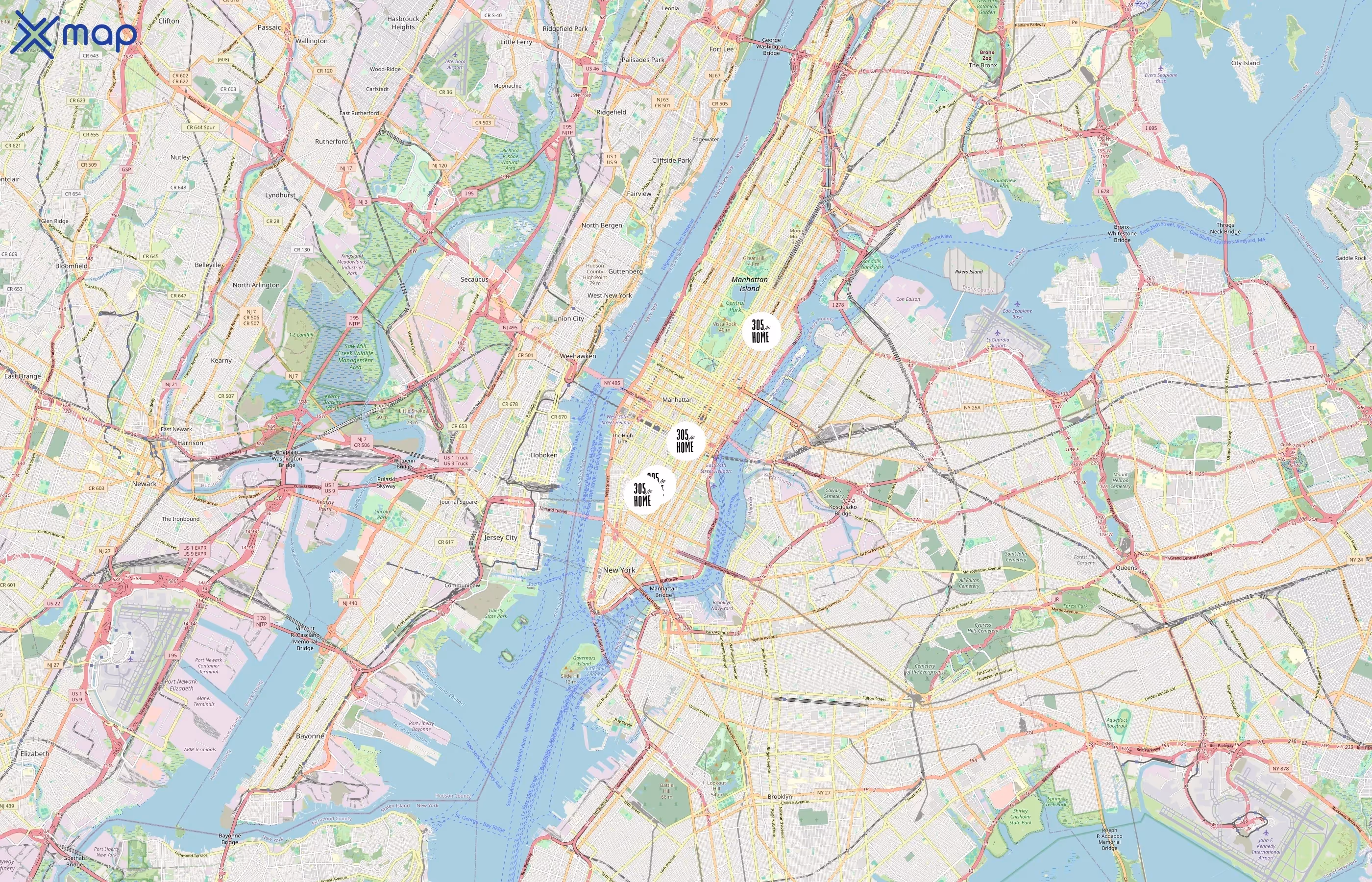 305 Fitness area coverage