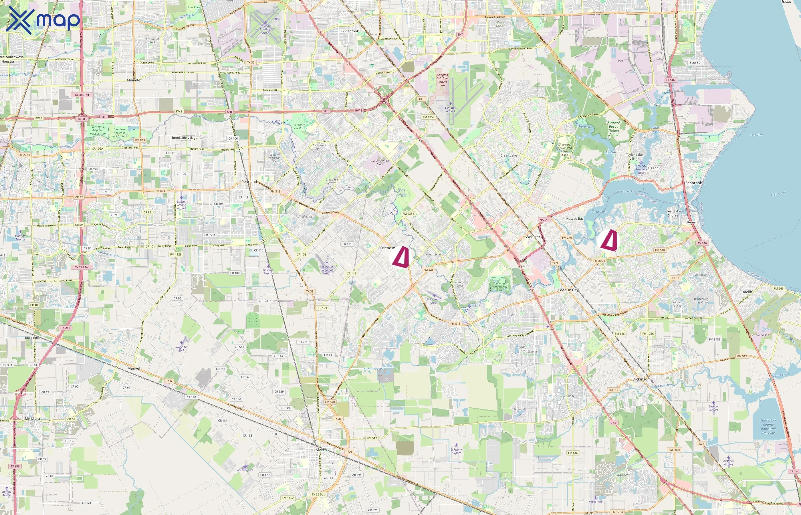 Delta Life Fitness area coverage