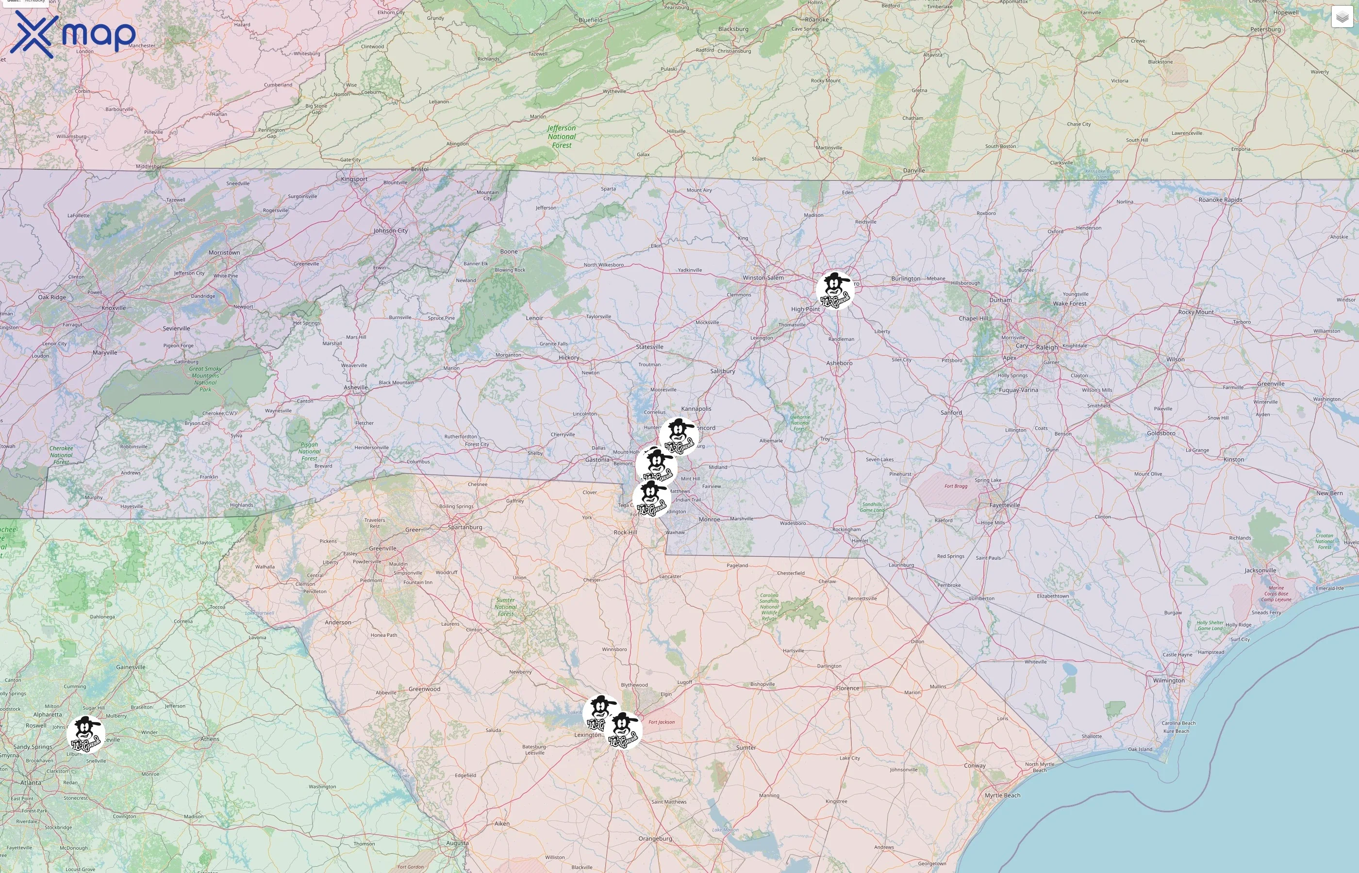 No Grease street hotspots