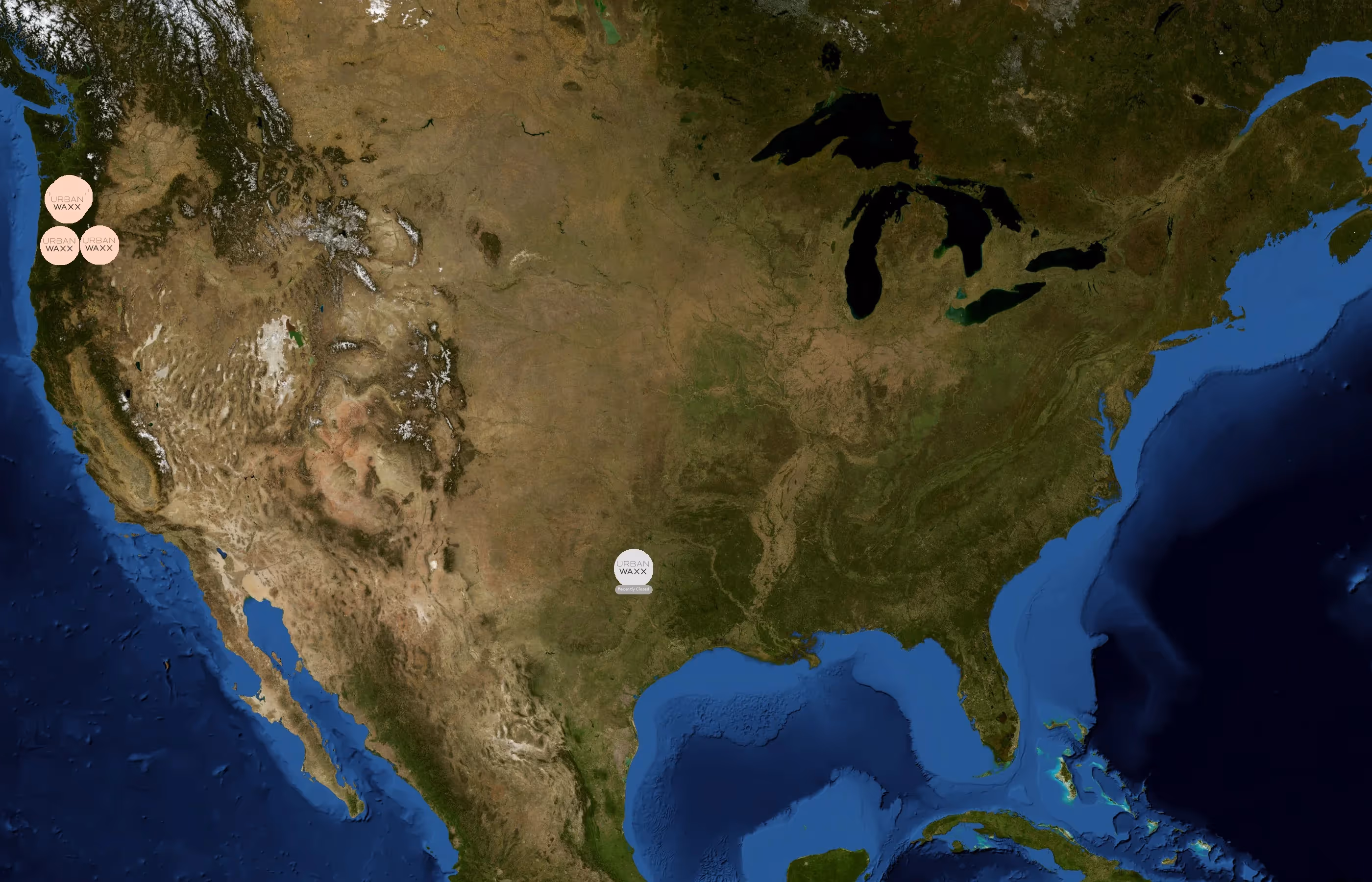 Urban Waxx state distribution