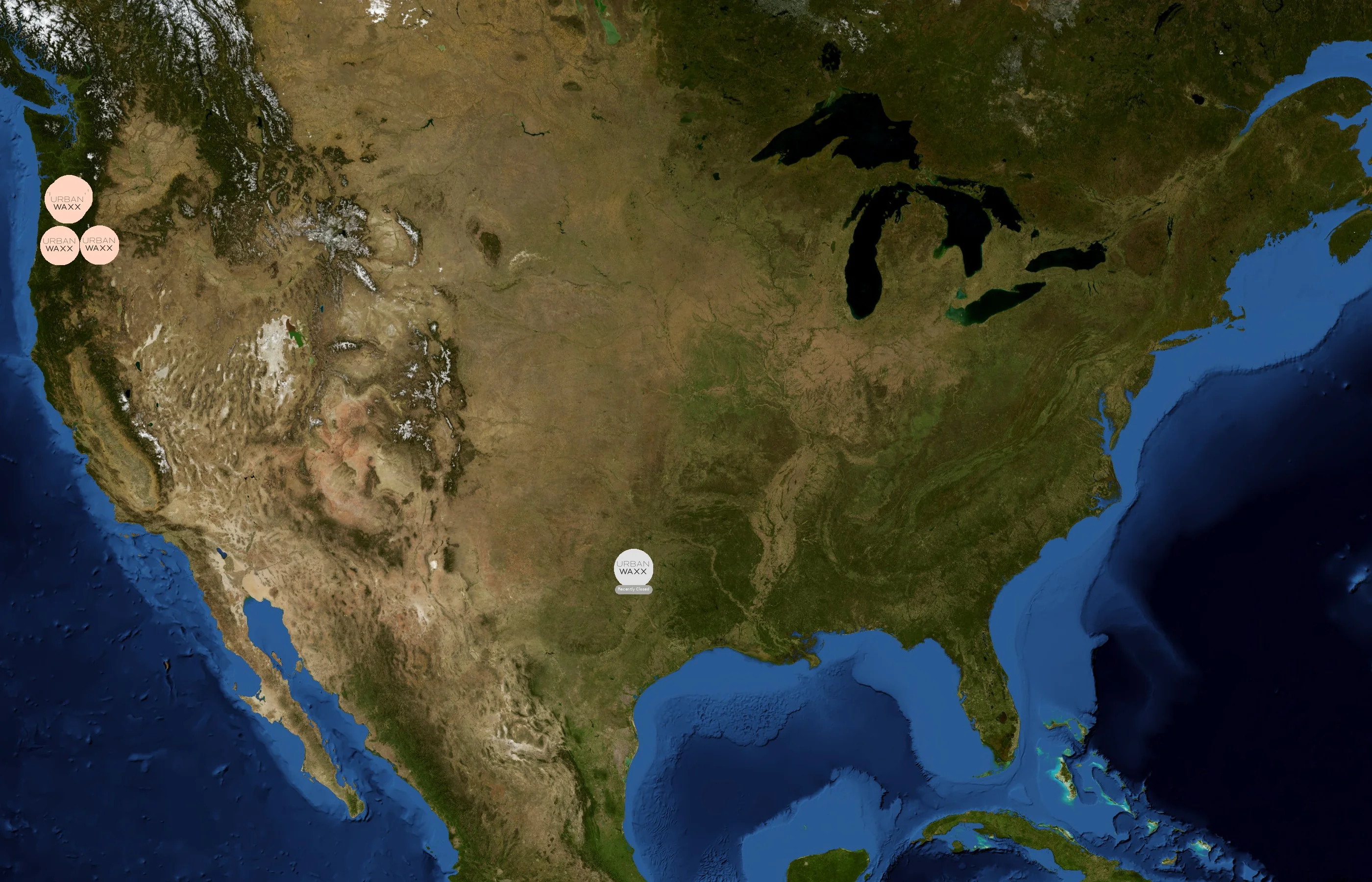 Urban Waxx state distribution