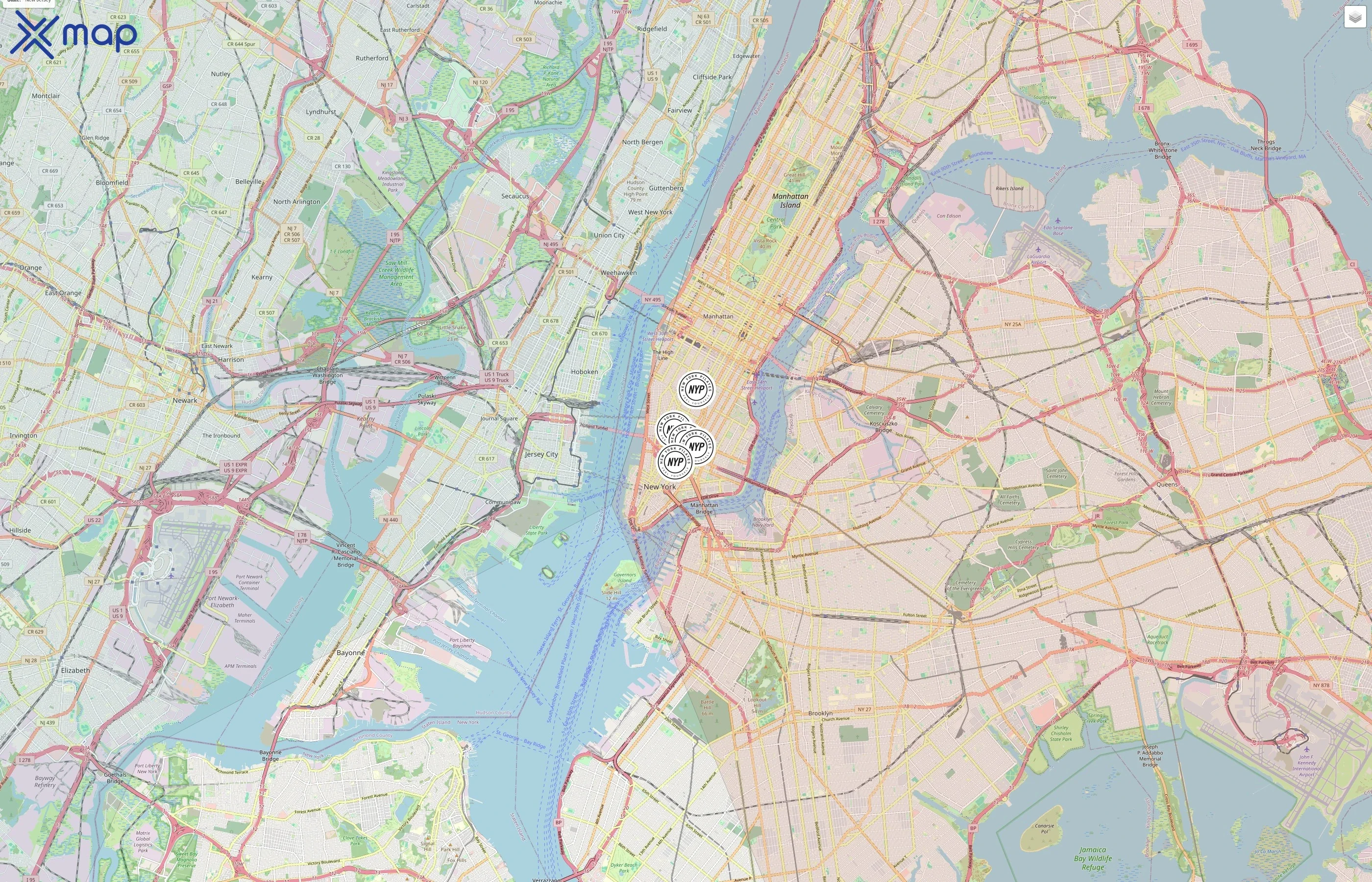 New York Pilates traffic data