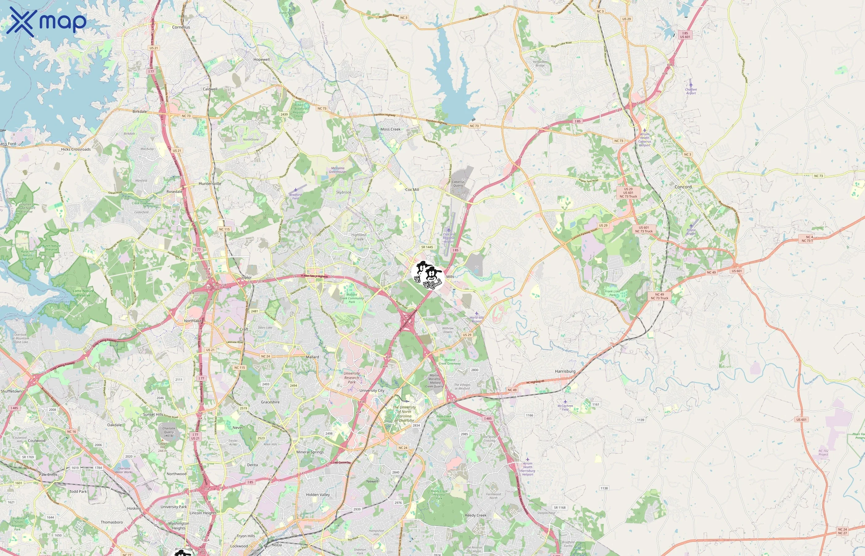 No Grease area coverage