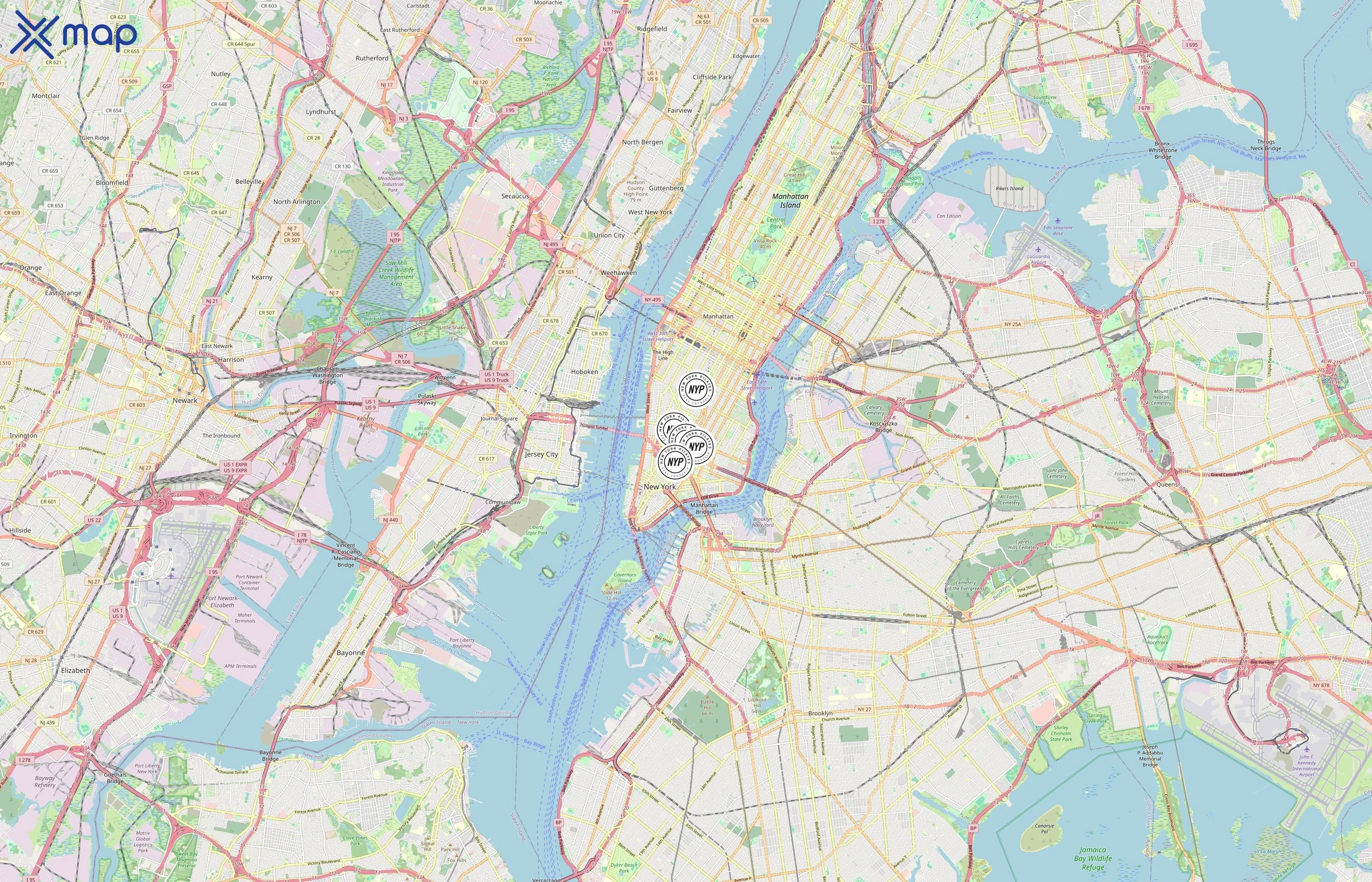 New York Pilates area coverage