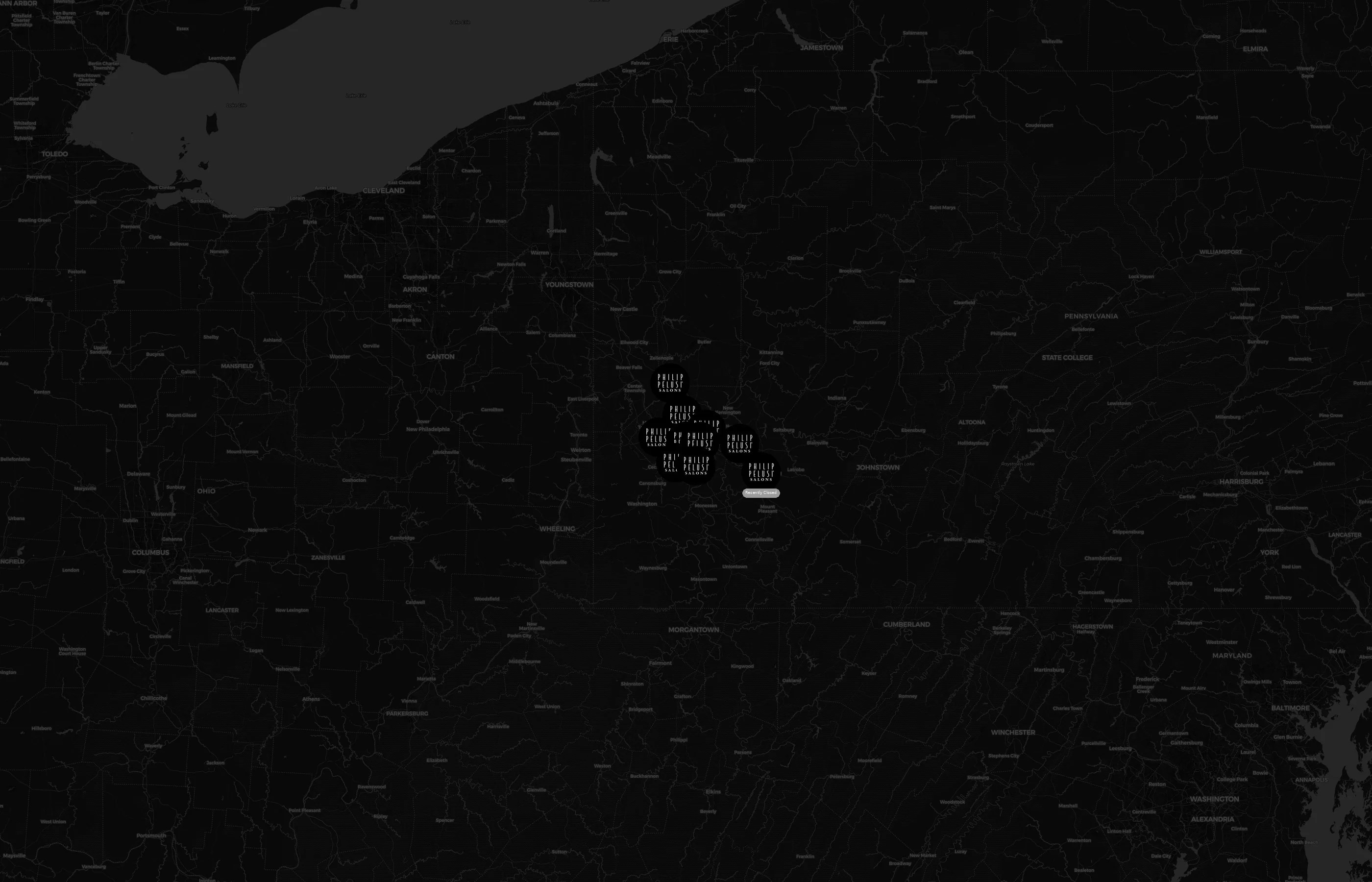 Philip Pelusi Salons city distribution