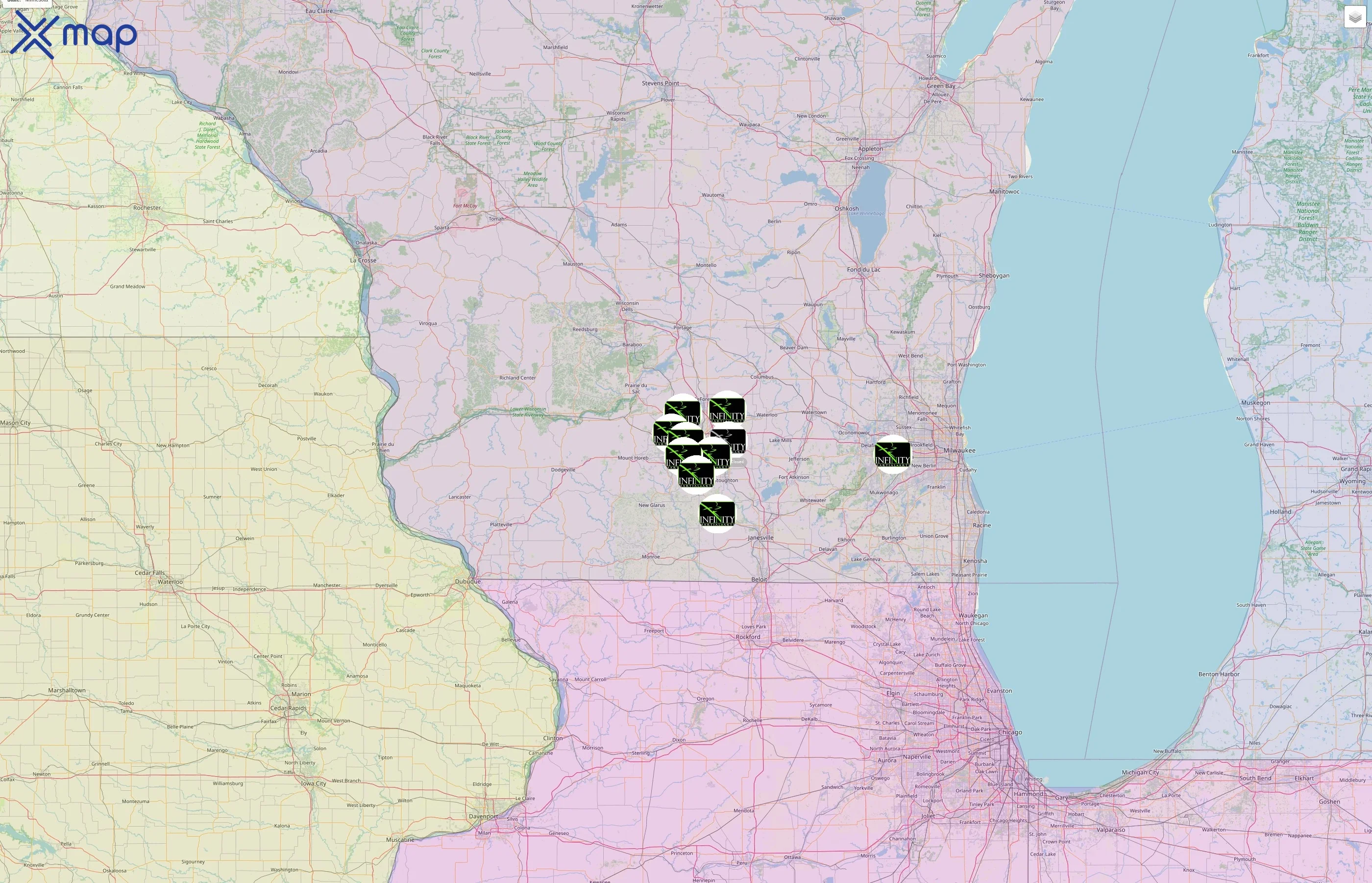 Infinity Martial Arts street hotspots