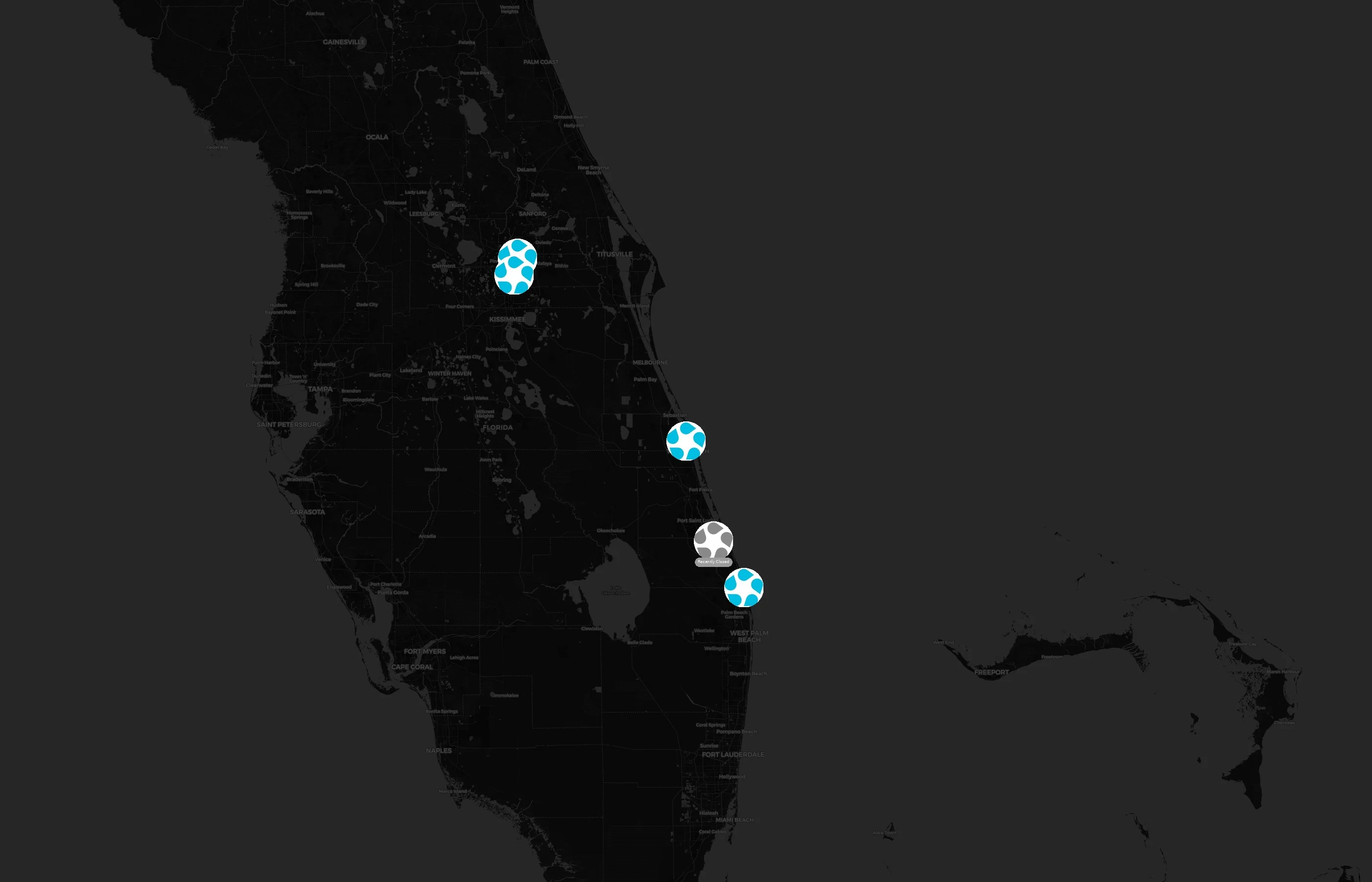 Relive Health city distribution