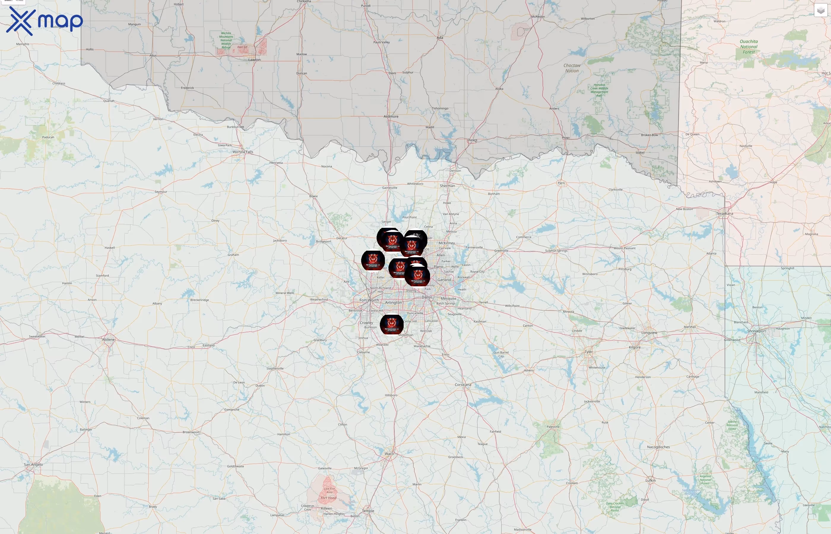 Red Tiger Karate street hotspots
