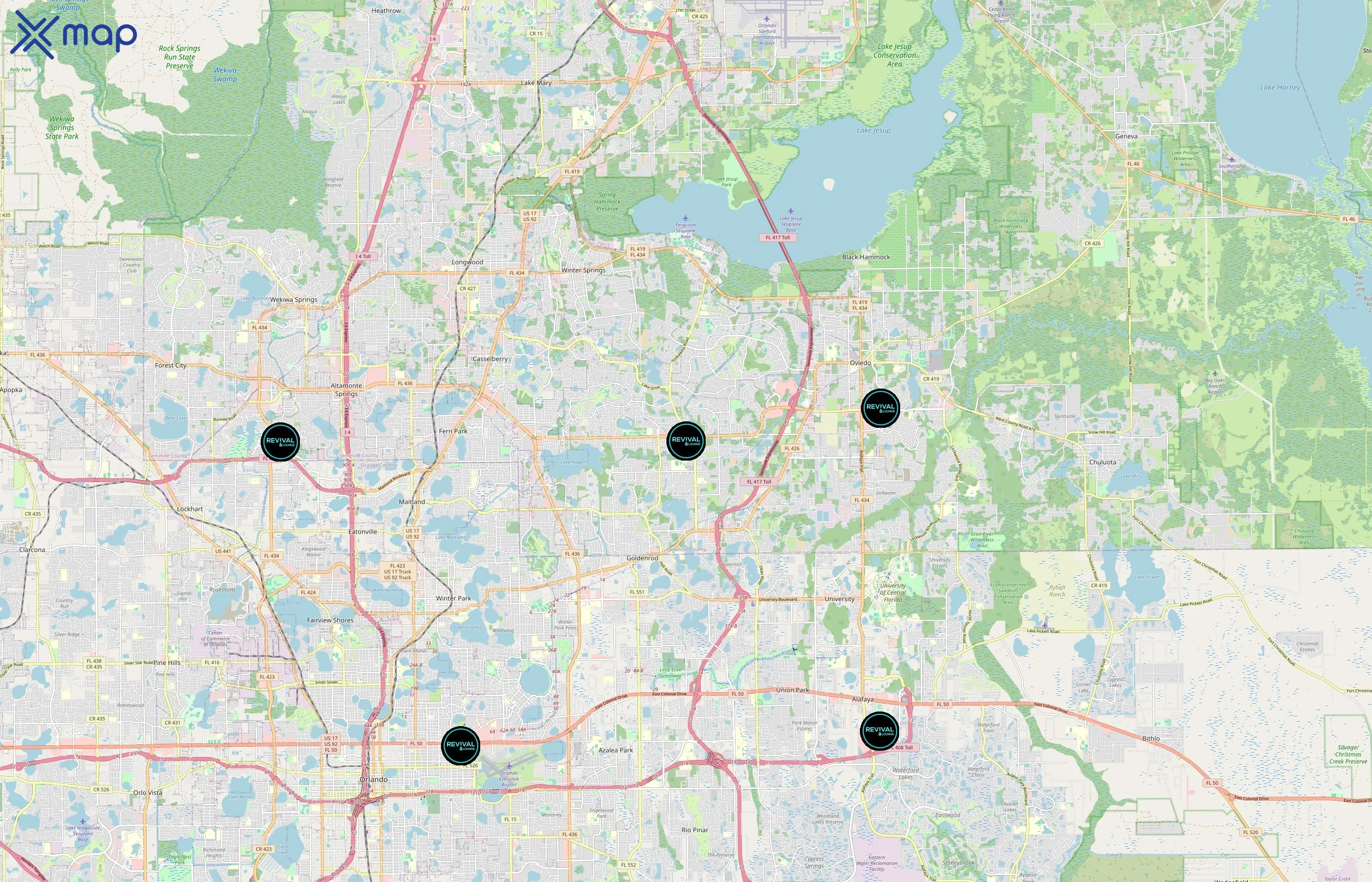 Revival IV Lounge area coverage