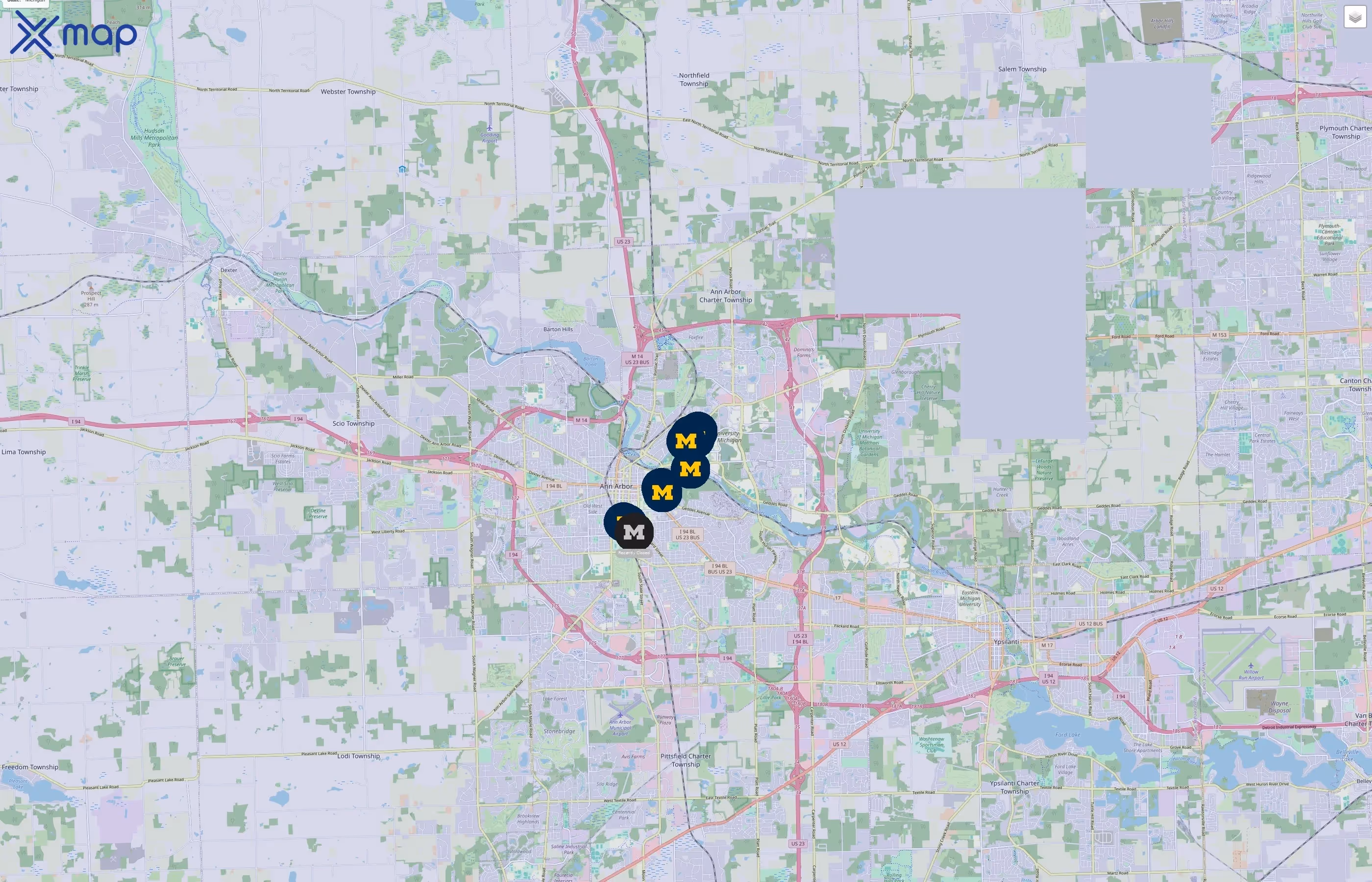 University of Michigan Recreational Sports traffic data
