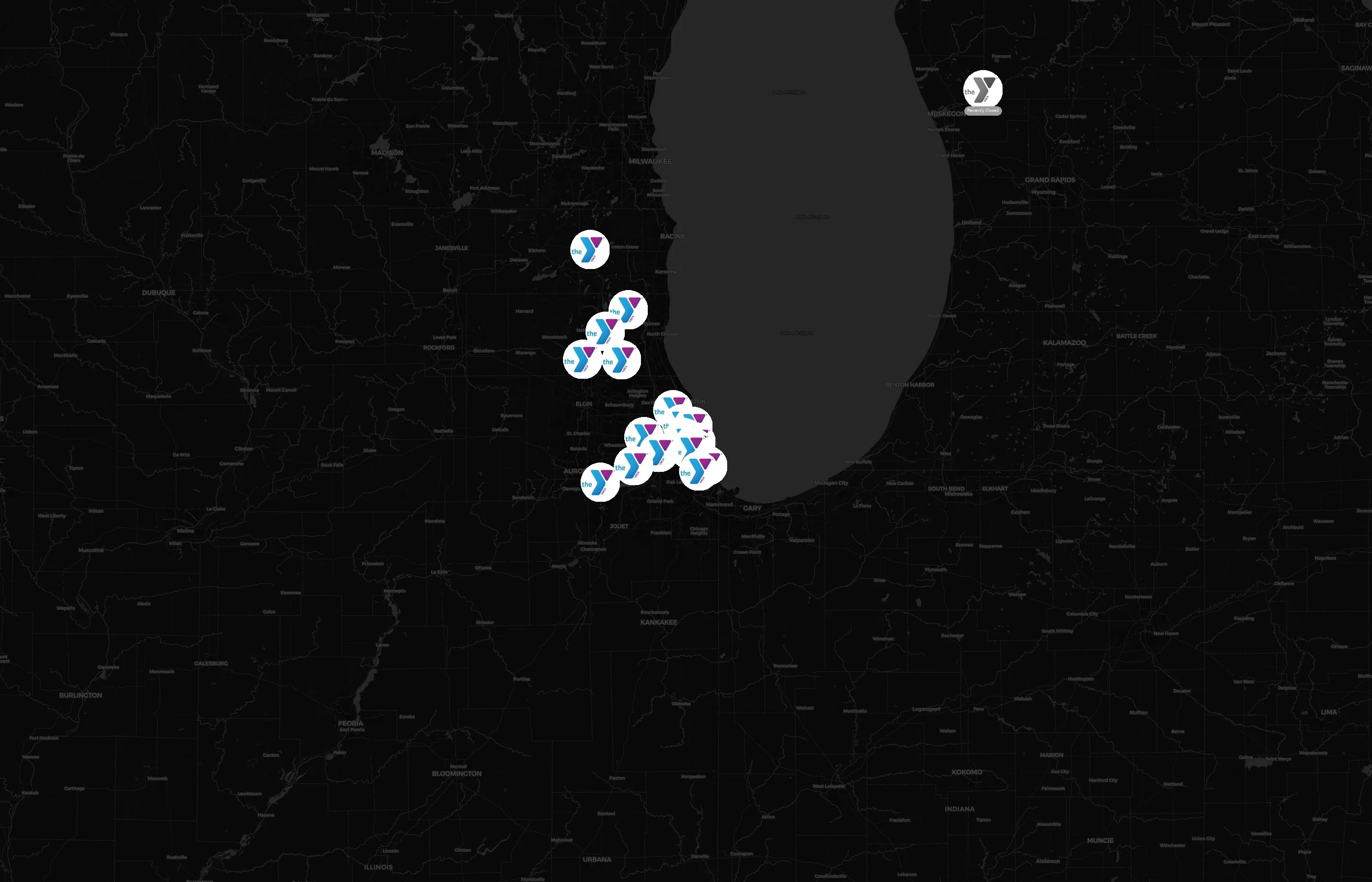 YMCA Chicago city distribution