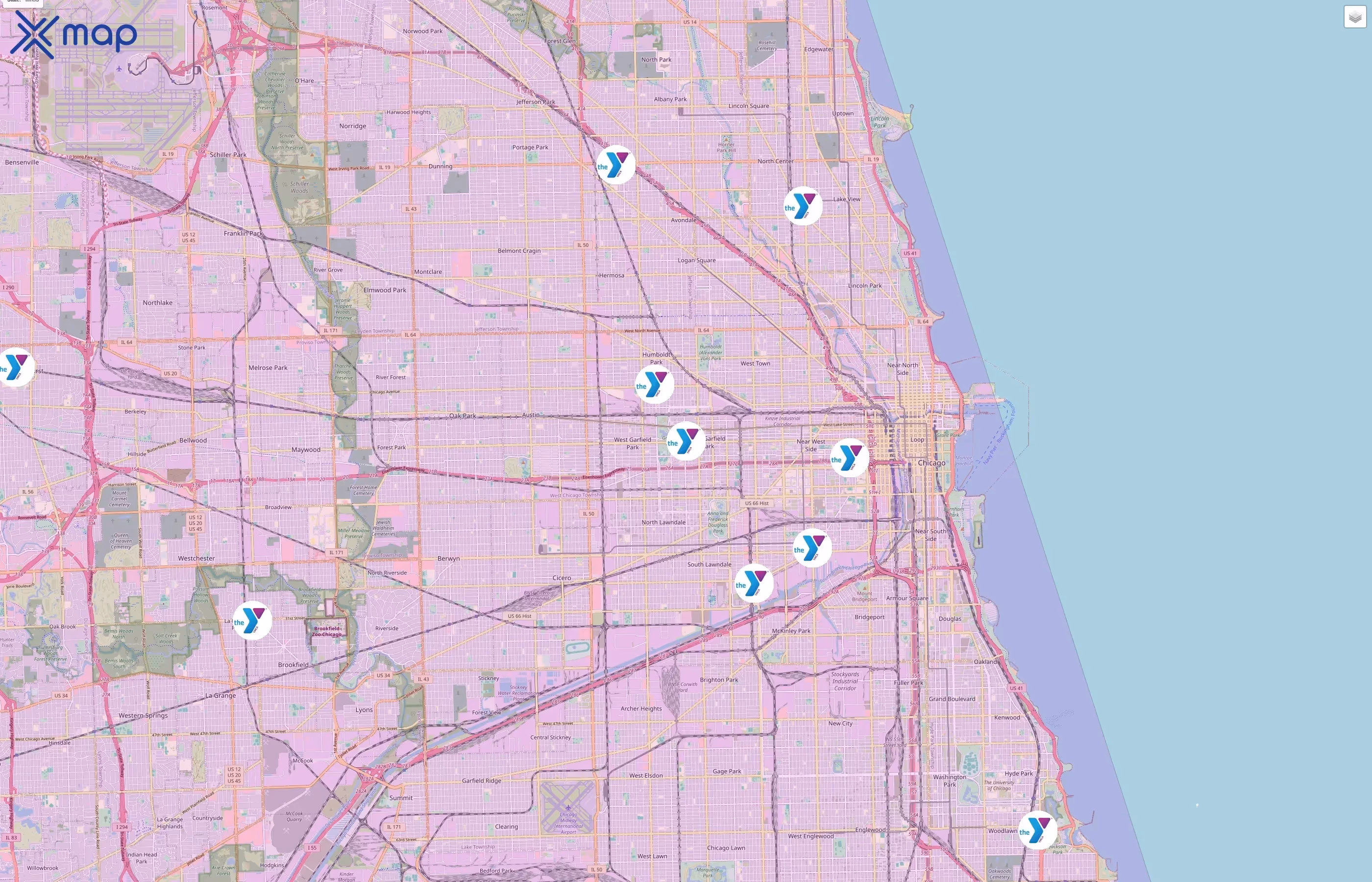 YMCA Chicago traffic data