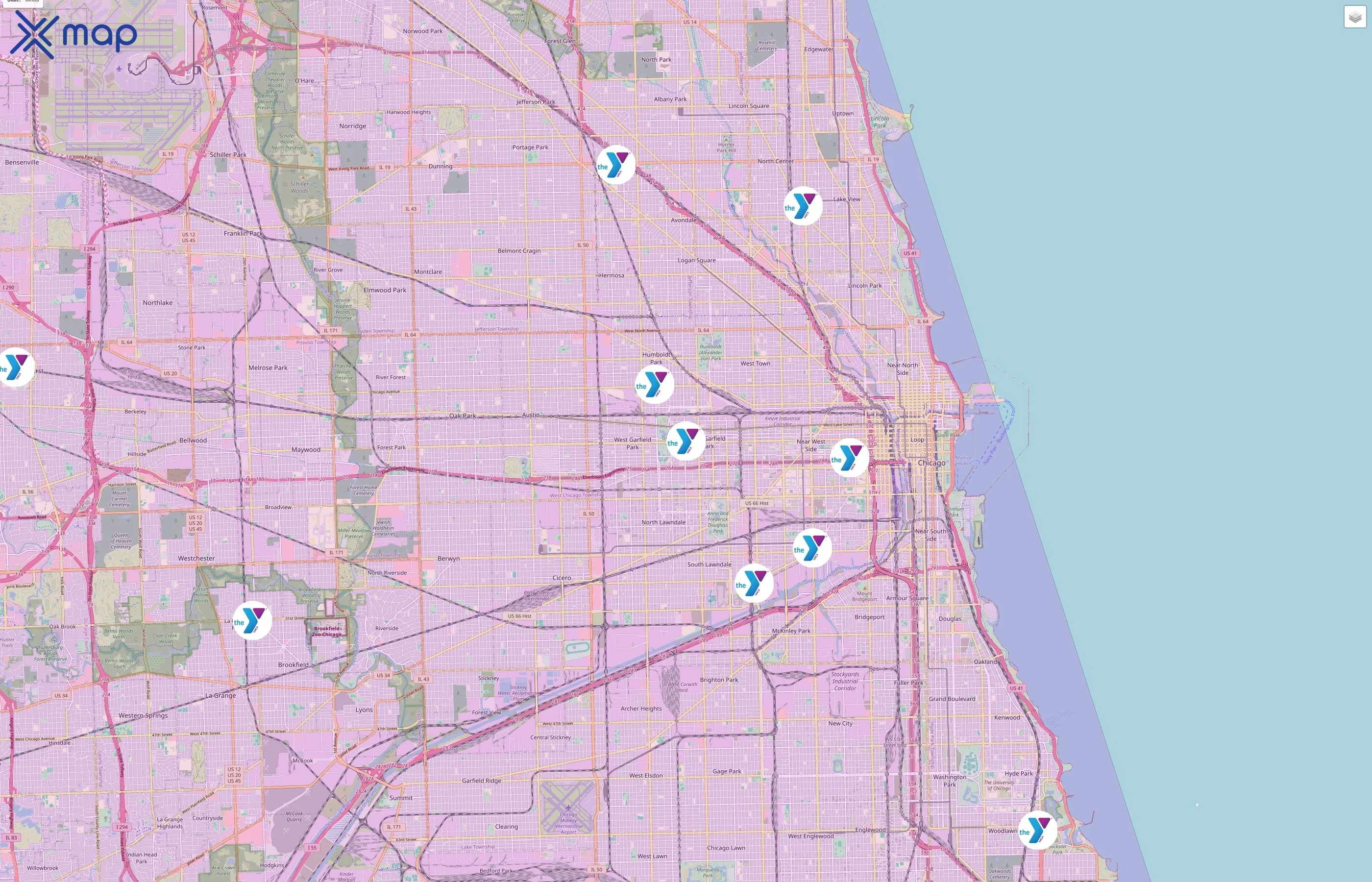 YMCA Chicago traffic data