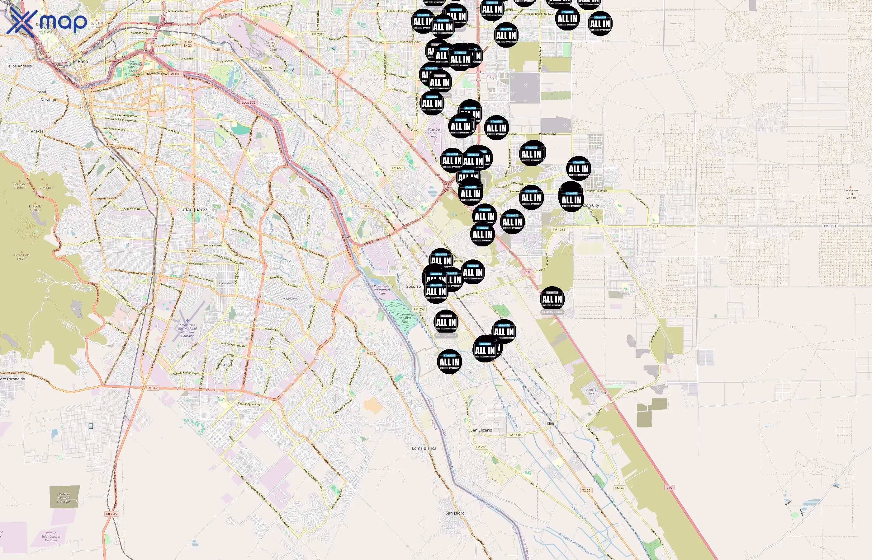 Socorro Independent School District area coverage