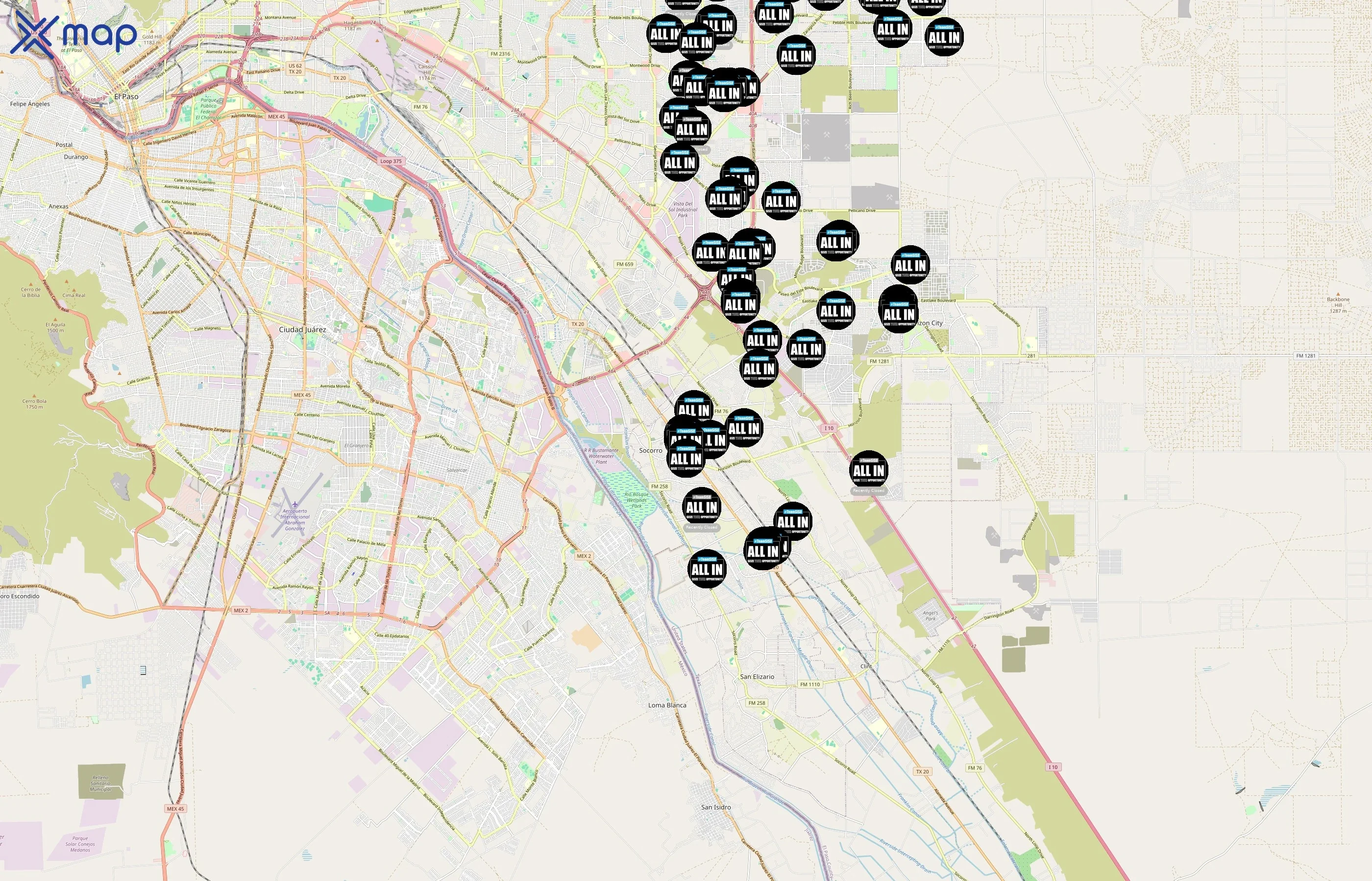 Socorro Independent School District area coverage