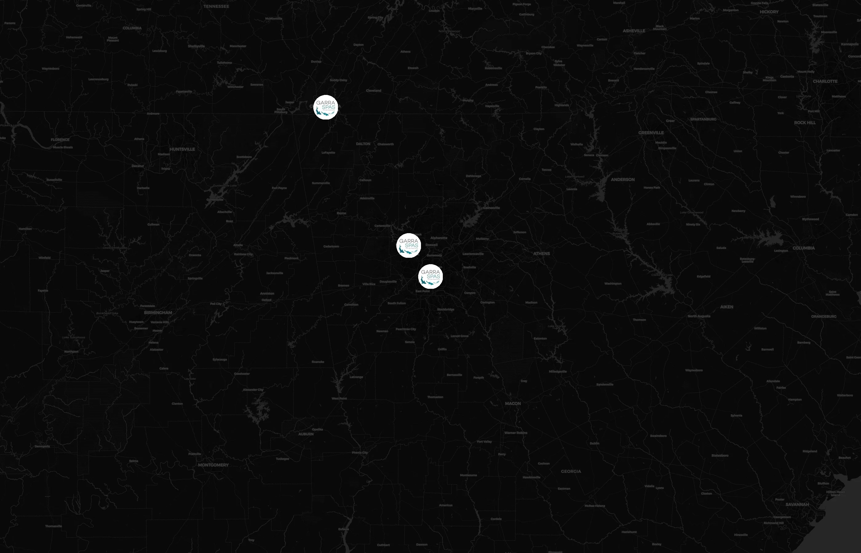 Garra Spas city distribution