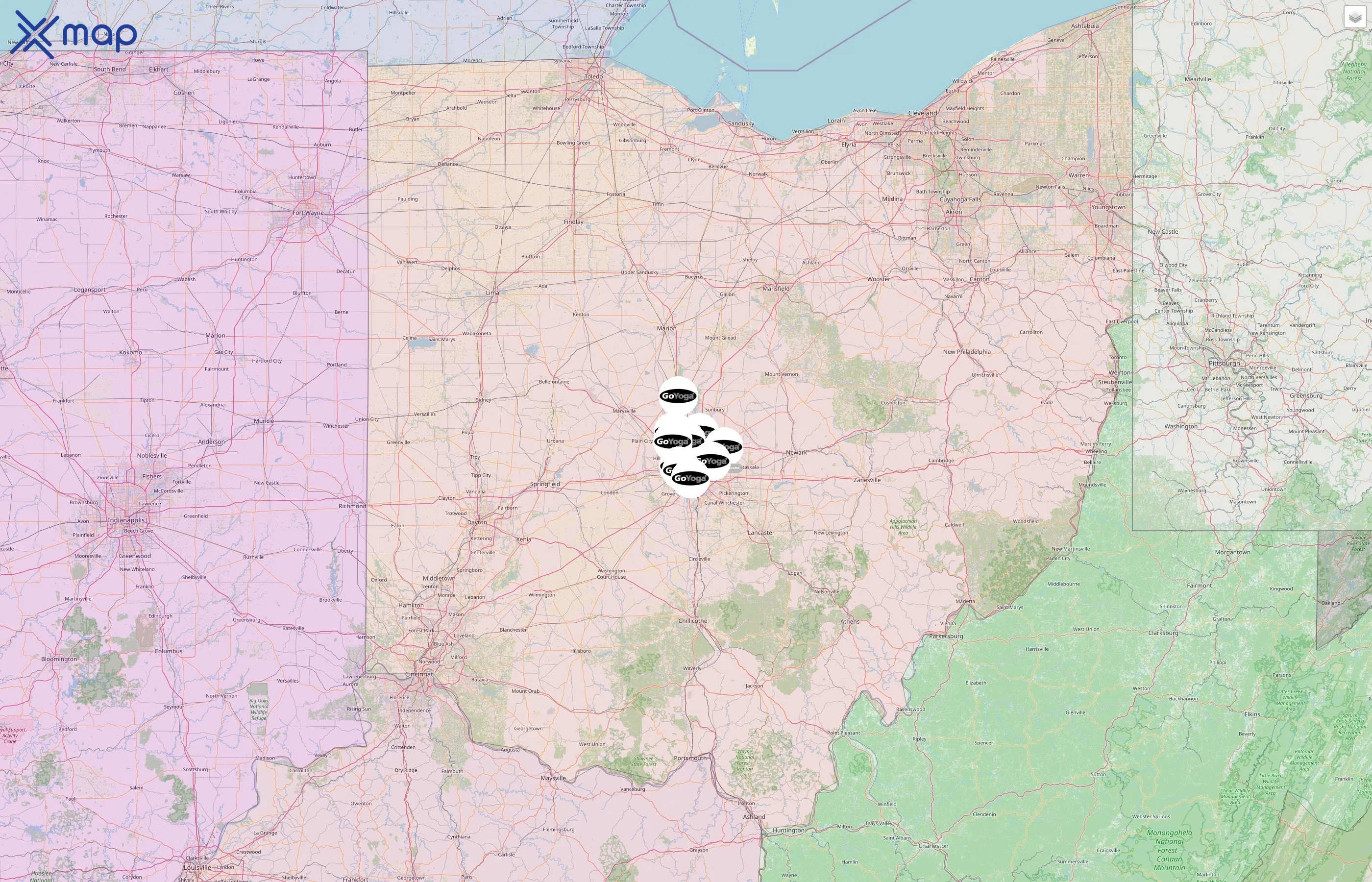 GoYoga street hotspots