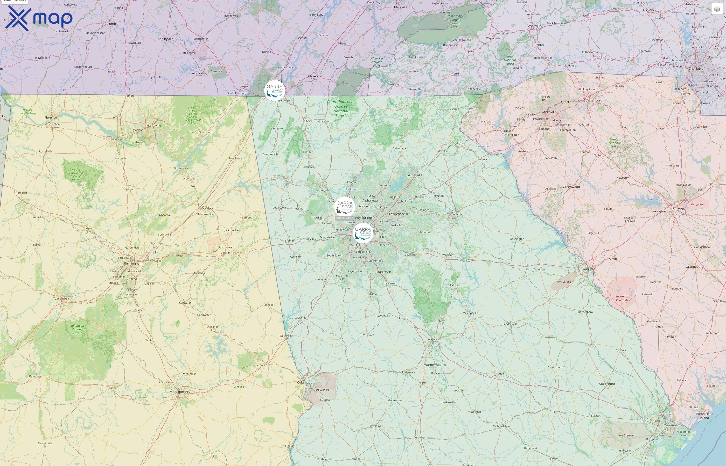 Garra Spas street hotspots