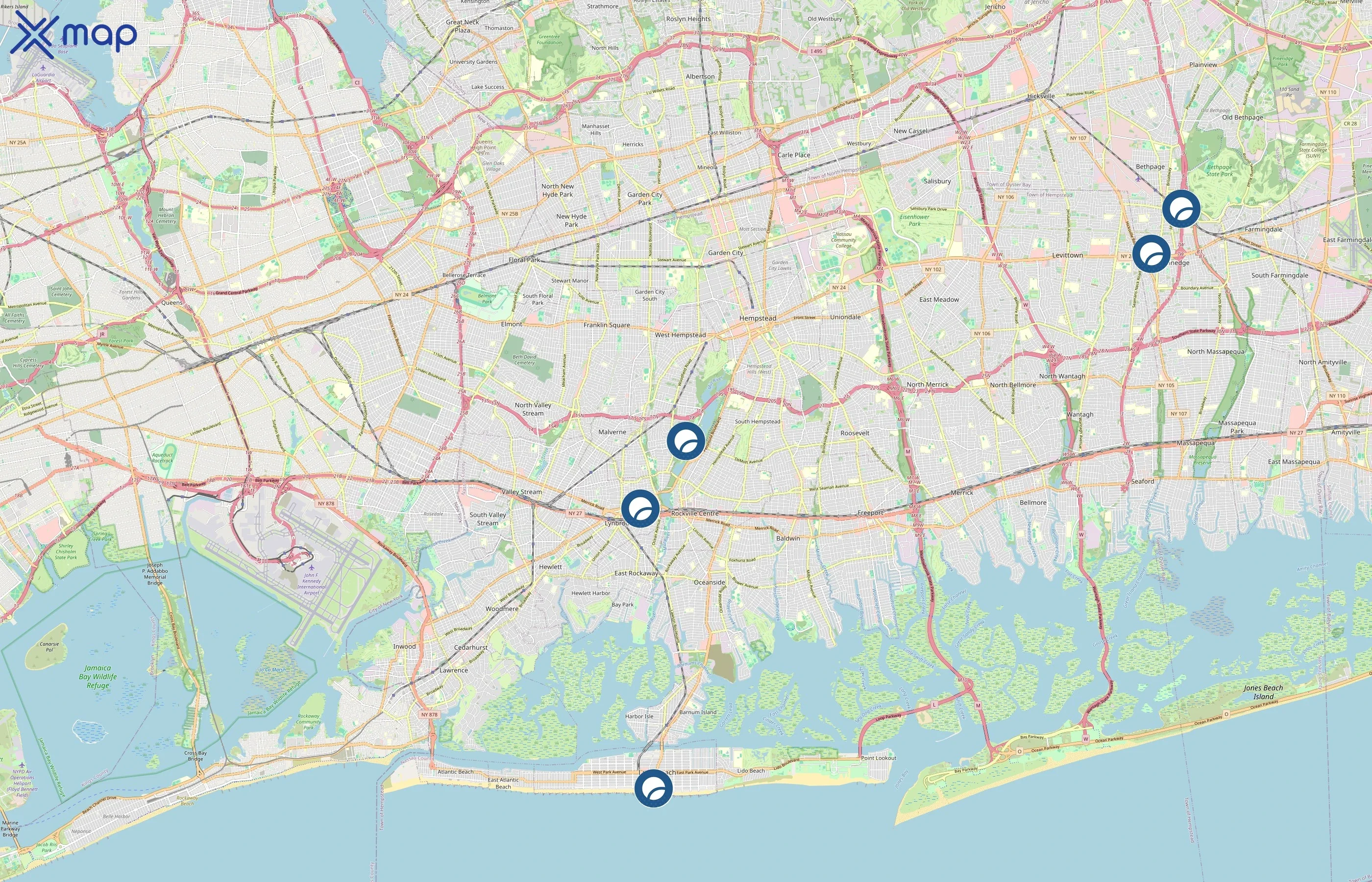 SPORTIME area coverage