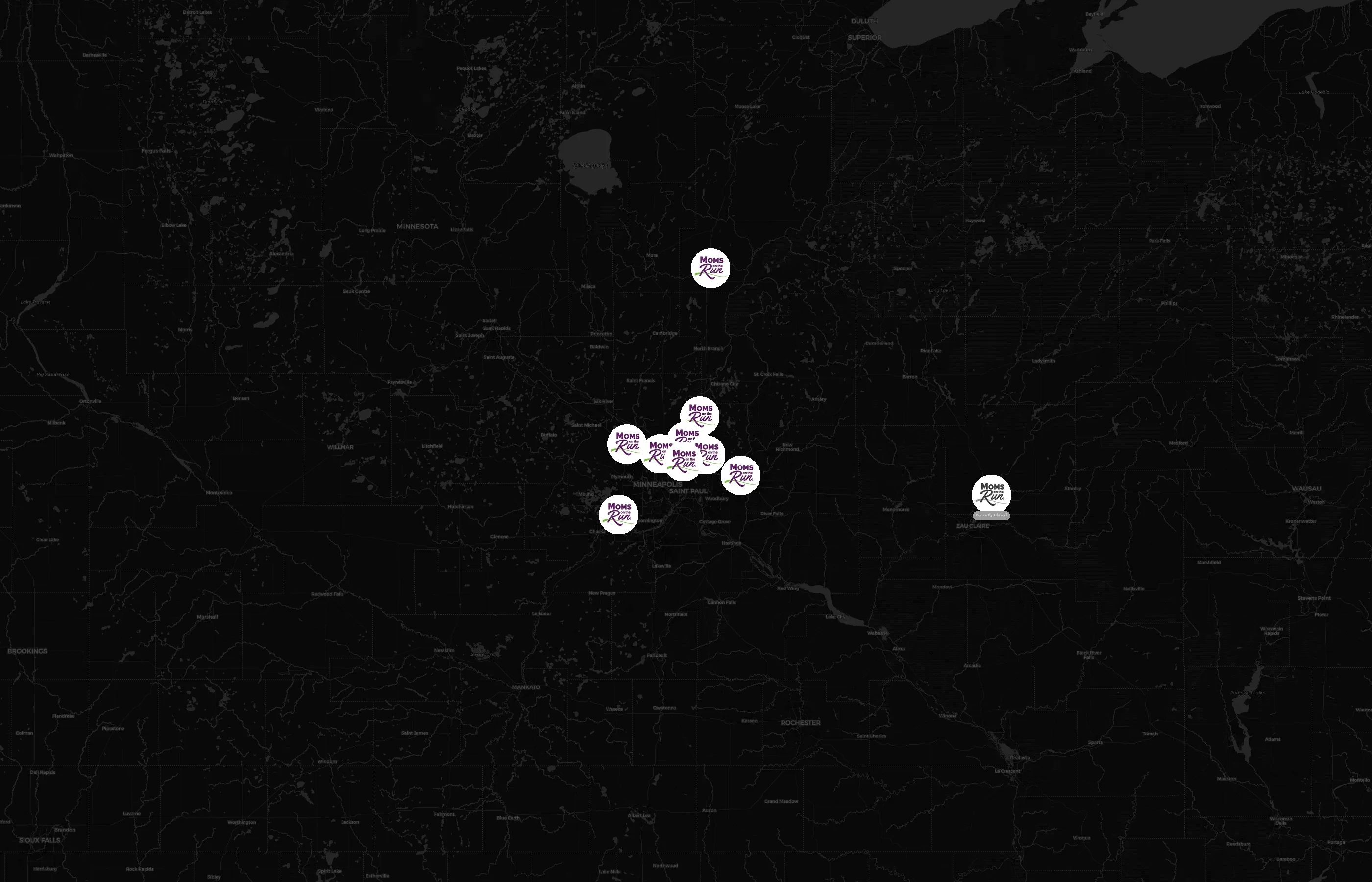 Moms on the Run city distribution