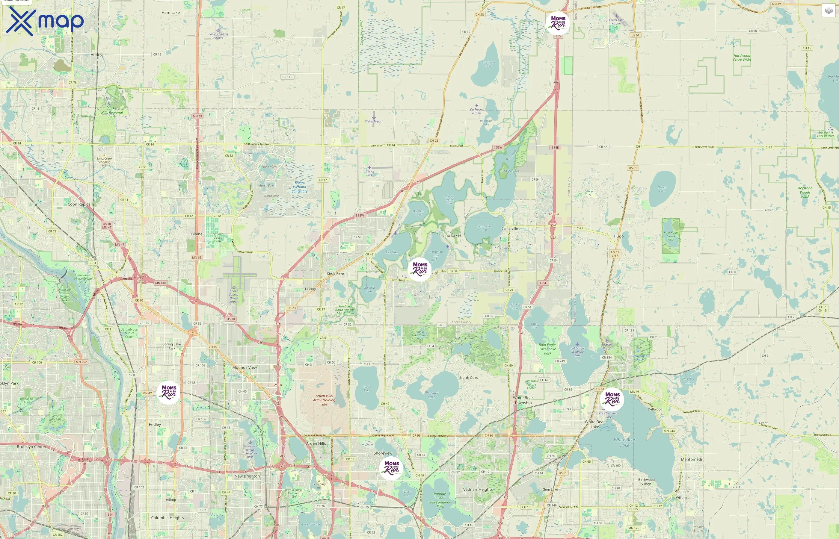 Moms on the Run traffic data