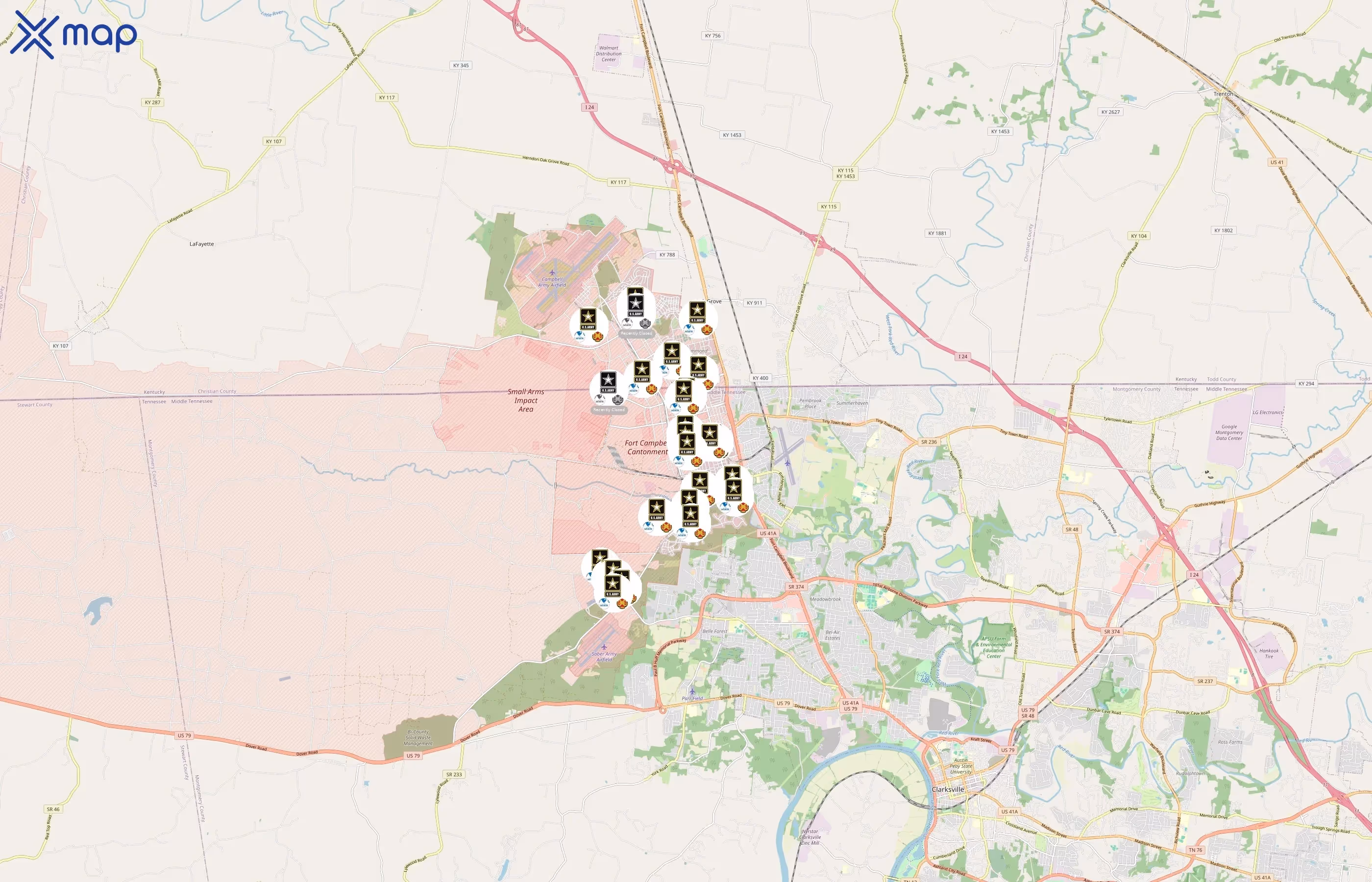 Fort Campbell MWR area coverage