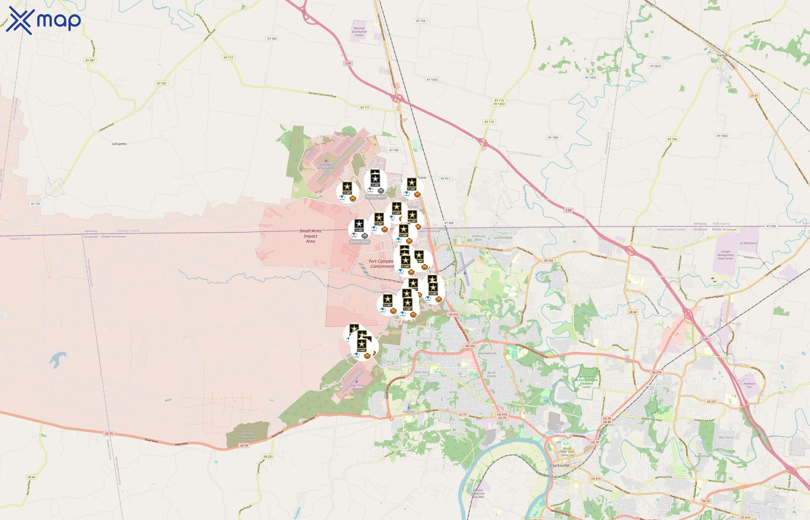 Fort Campbell MWR area coverage