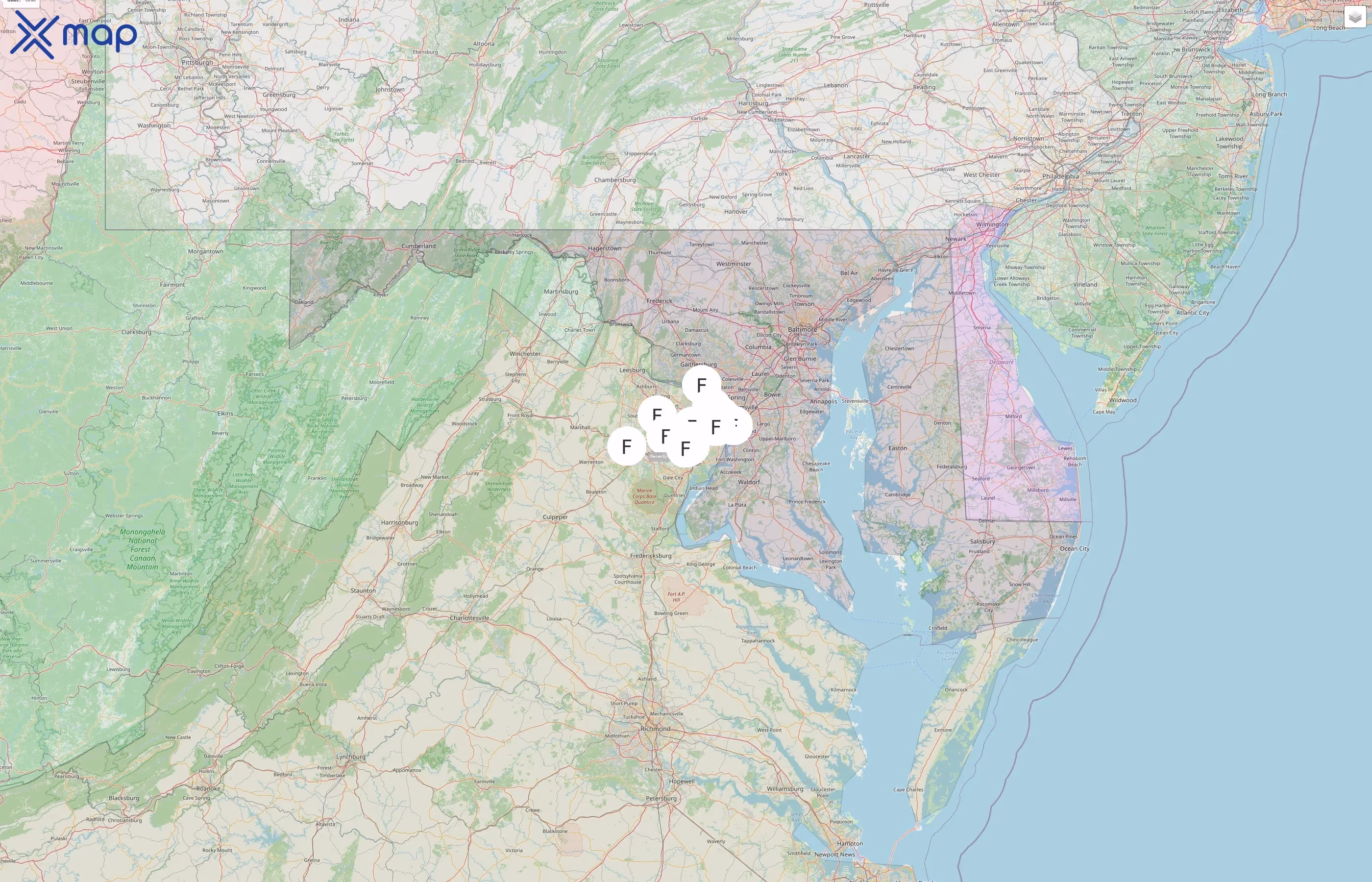 F3 The Capital street hotspots