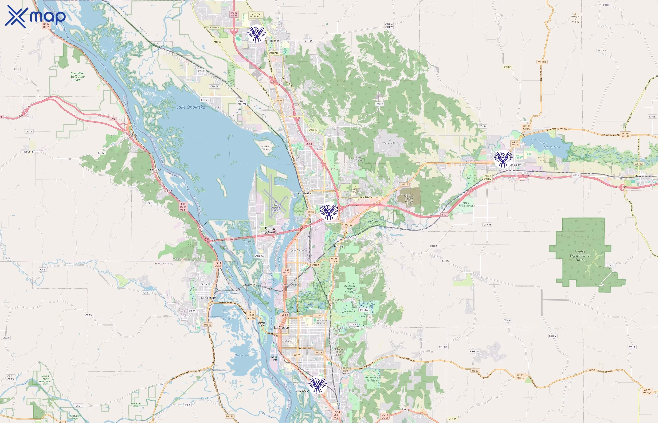 Eupraxia area coverage