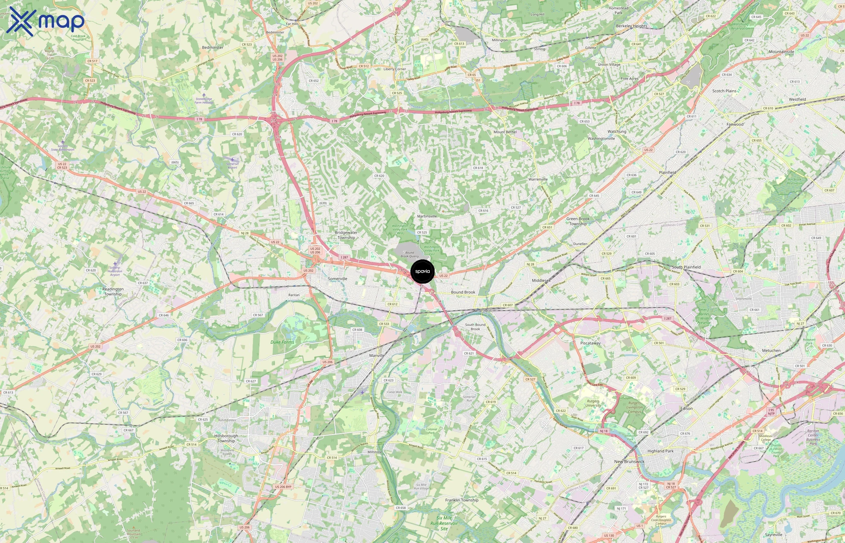 Spavia Day Spa area coverage