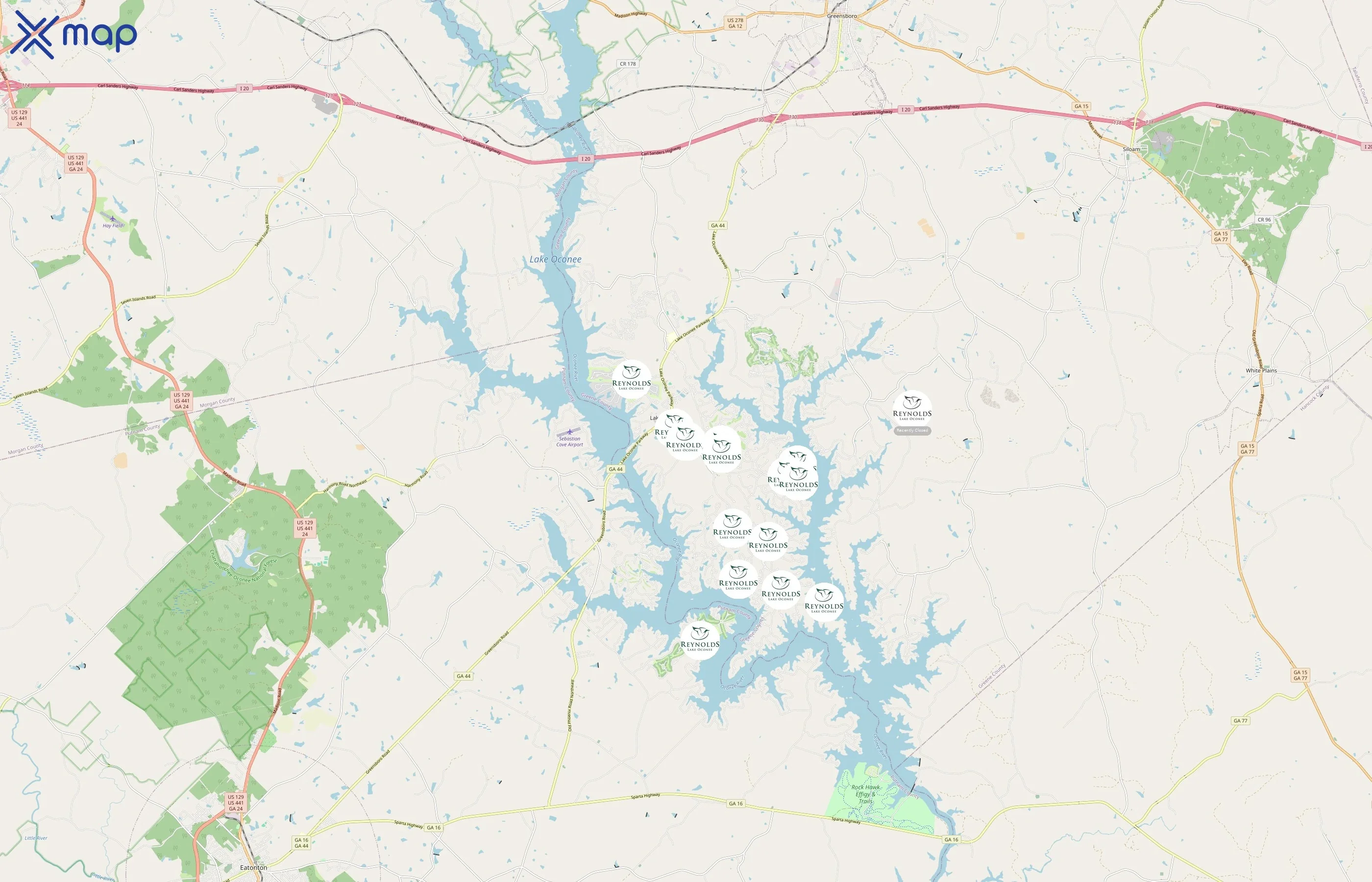 Reynolds Lake Oconee area coverage