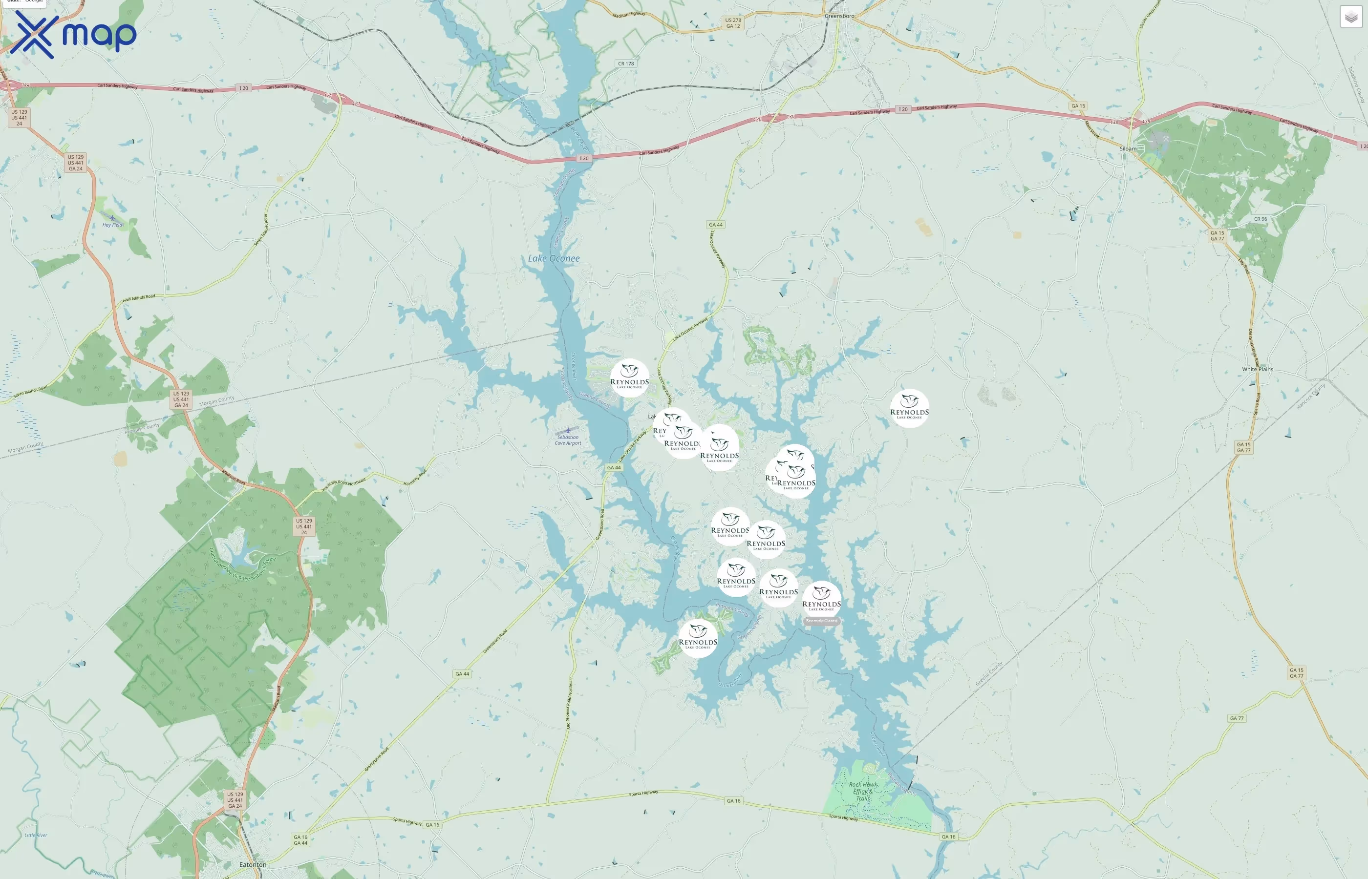 Reynolds Lake Oconee traffic data