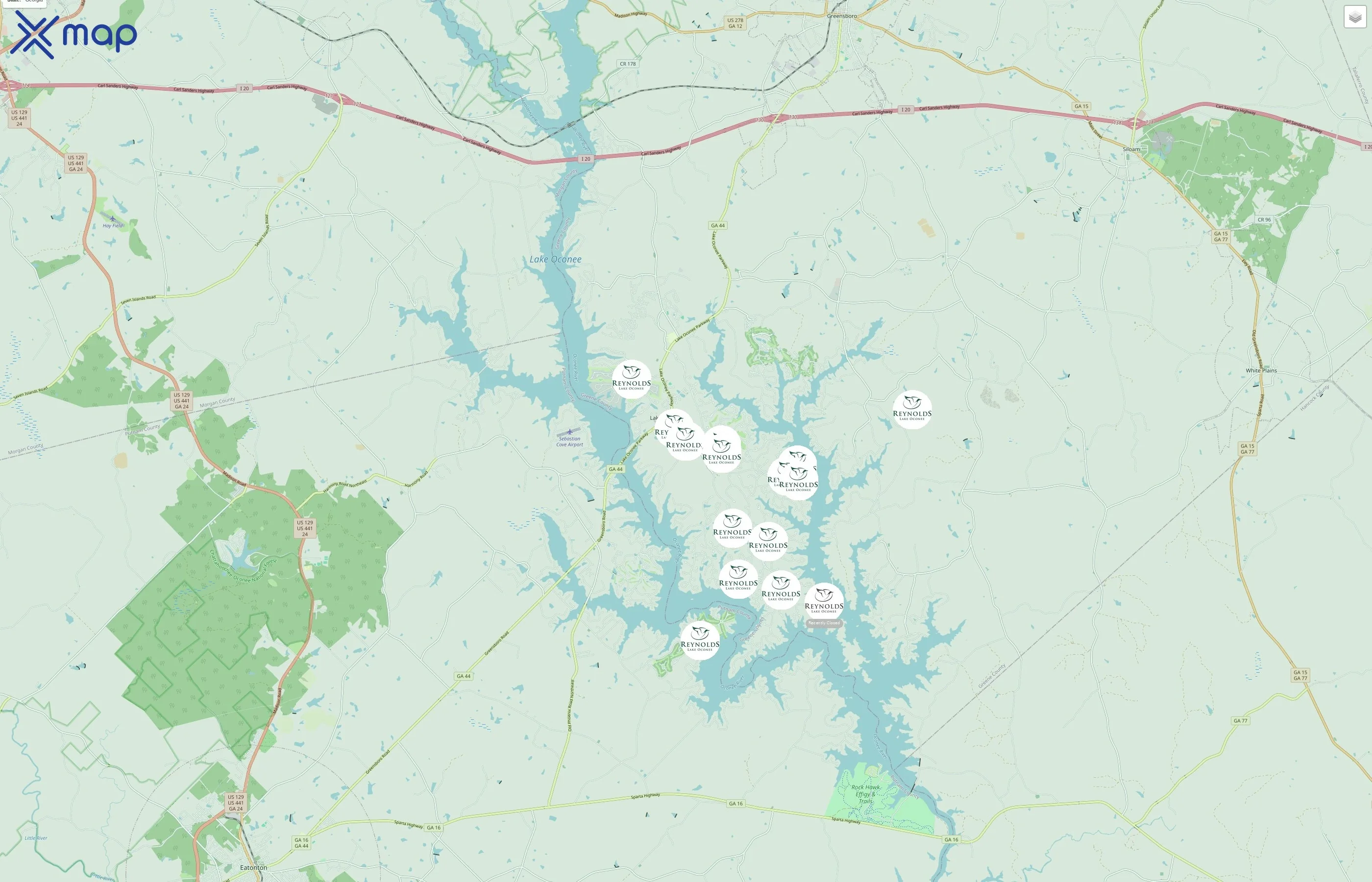 Reynolds Lake Oconee traffic data