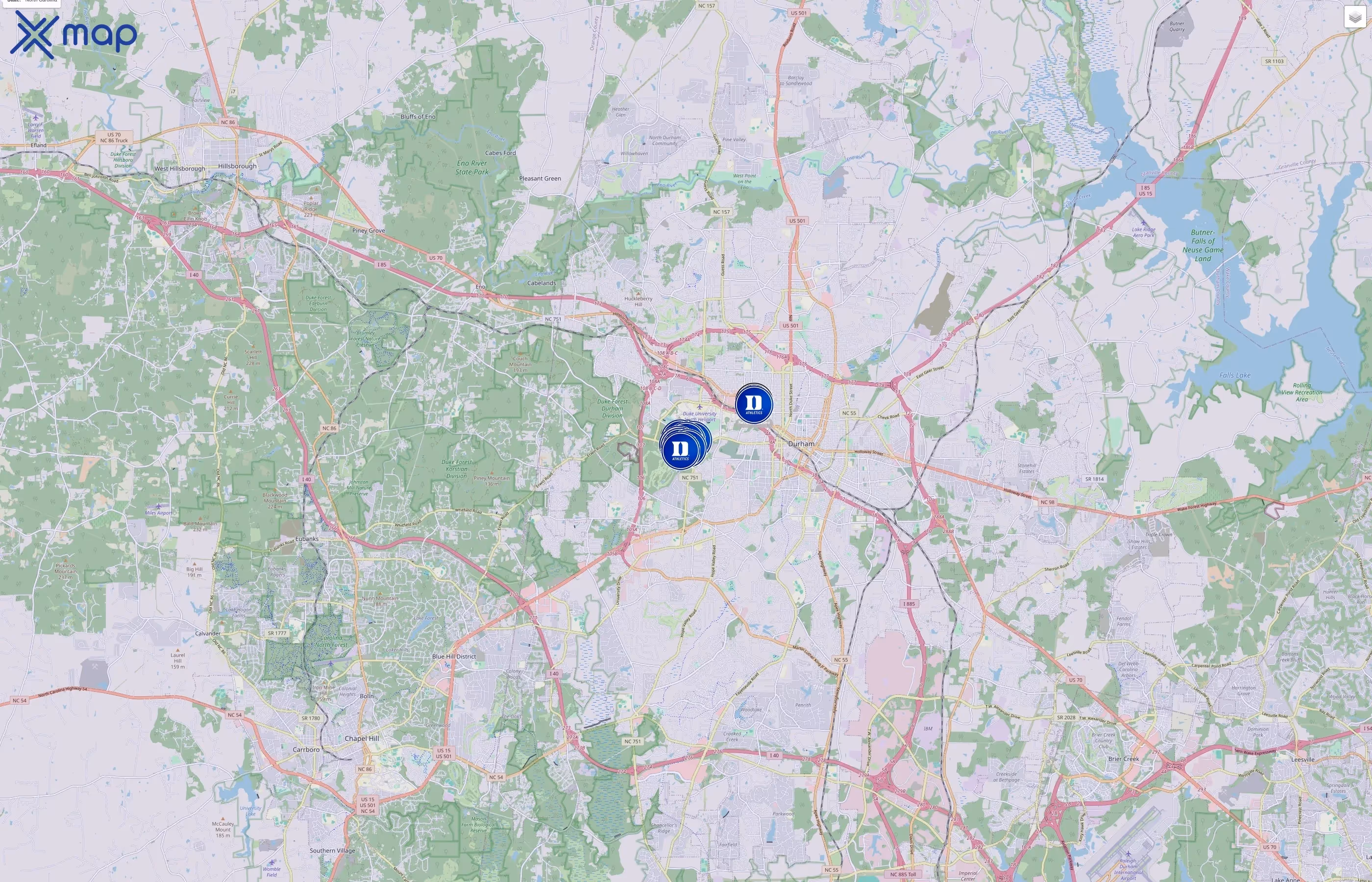 Duke University Athletics traffic data