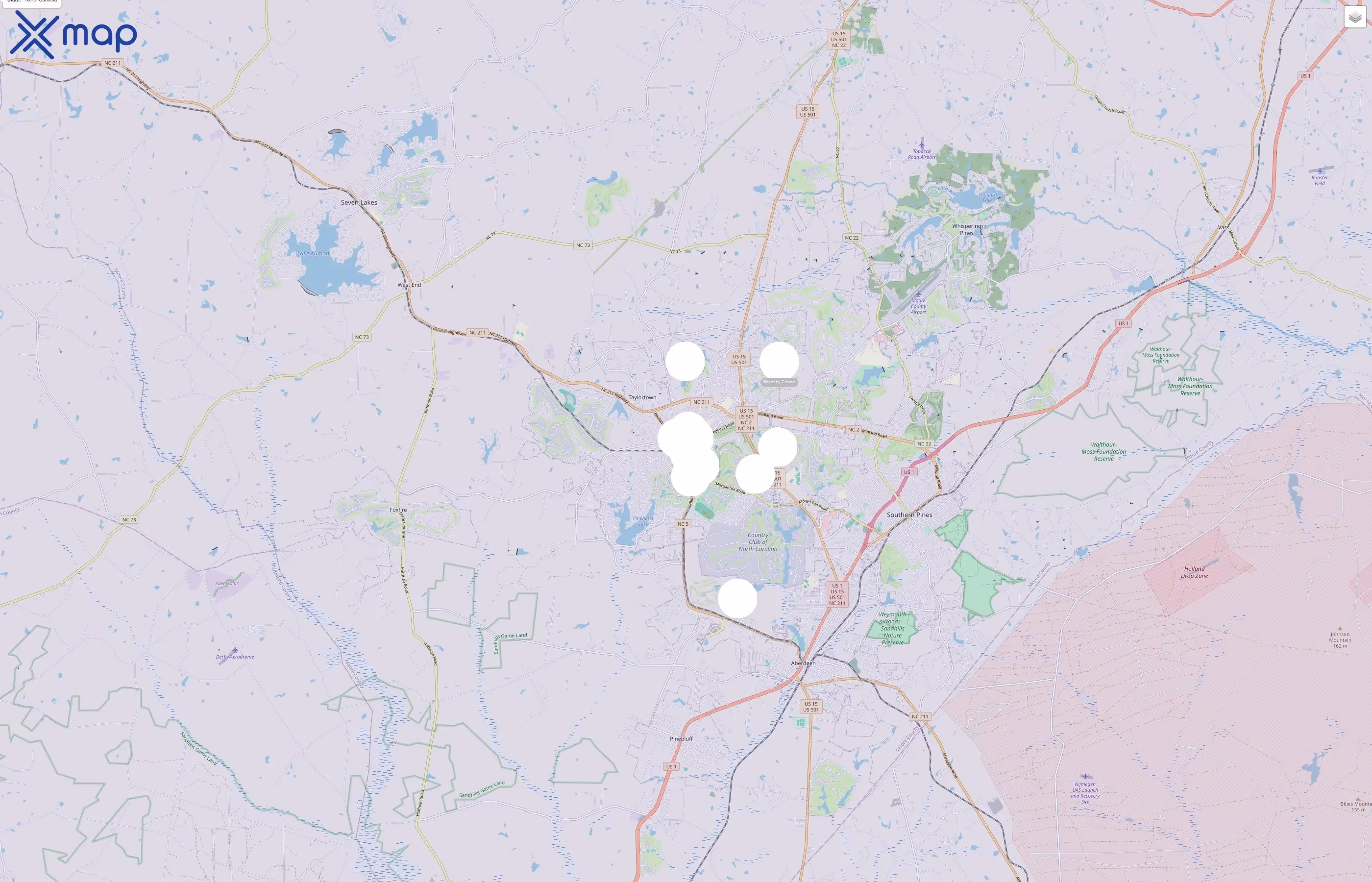 Pinehurst Resort traffic data