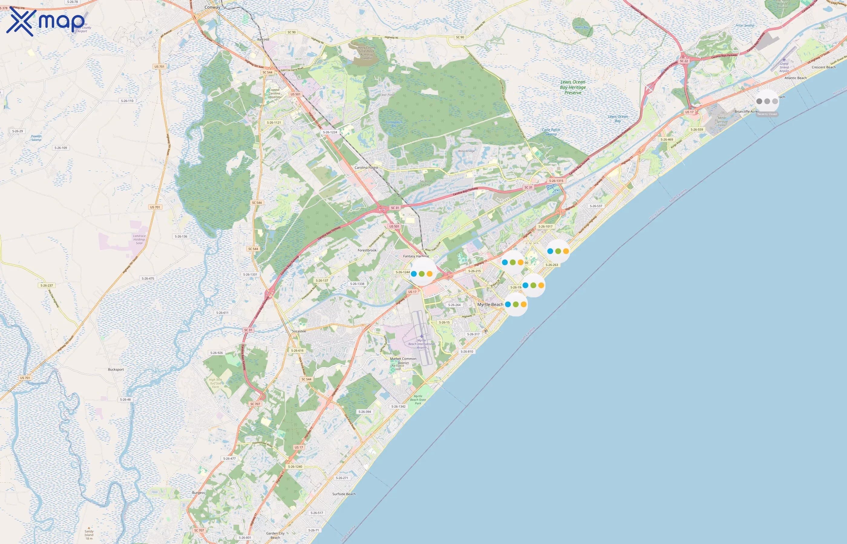Bluegreen Vacations area coverage