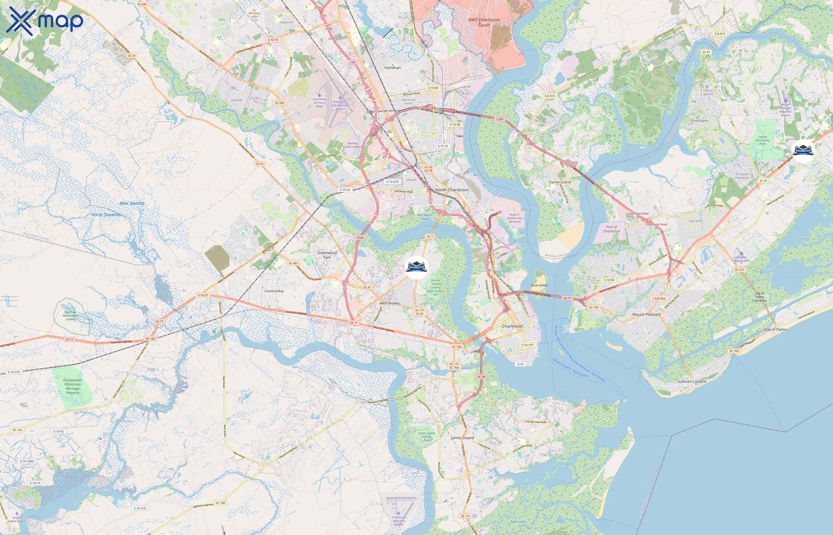 Palmetto State Armory area coverage