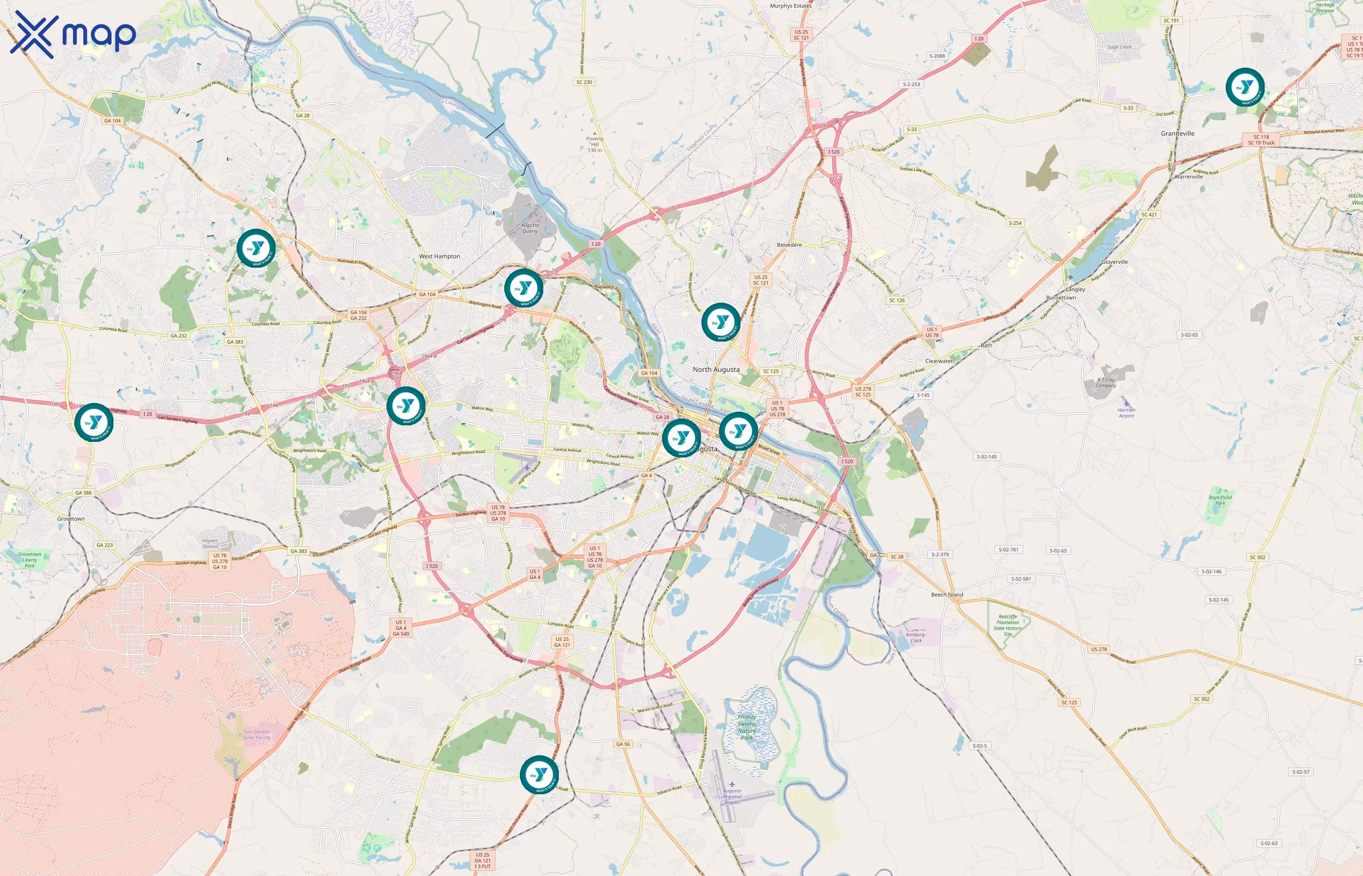 Family YMCA area coverage
