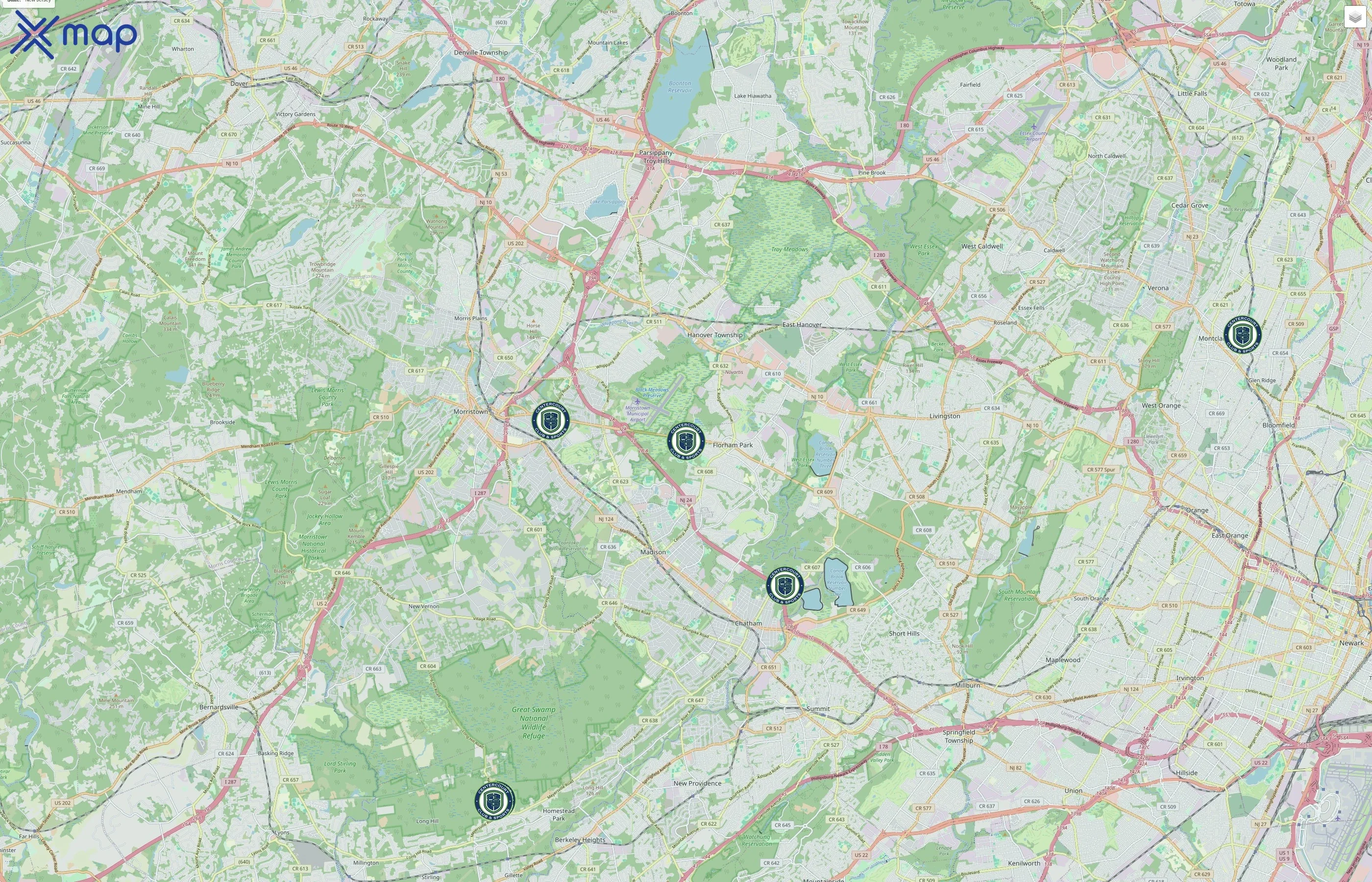 Centercourt Club & Sports traffic data