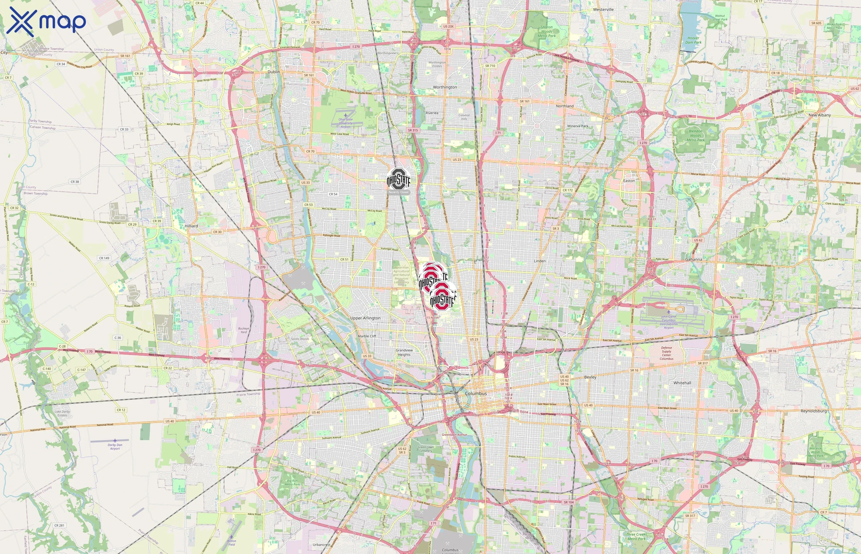 Ohio State University Athletics area coverage