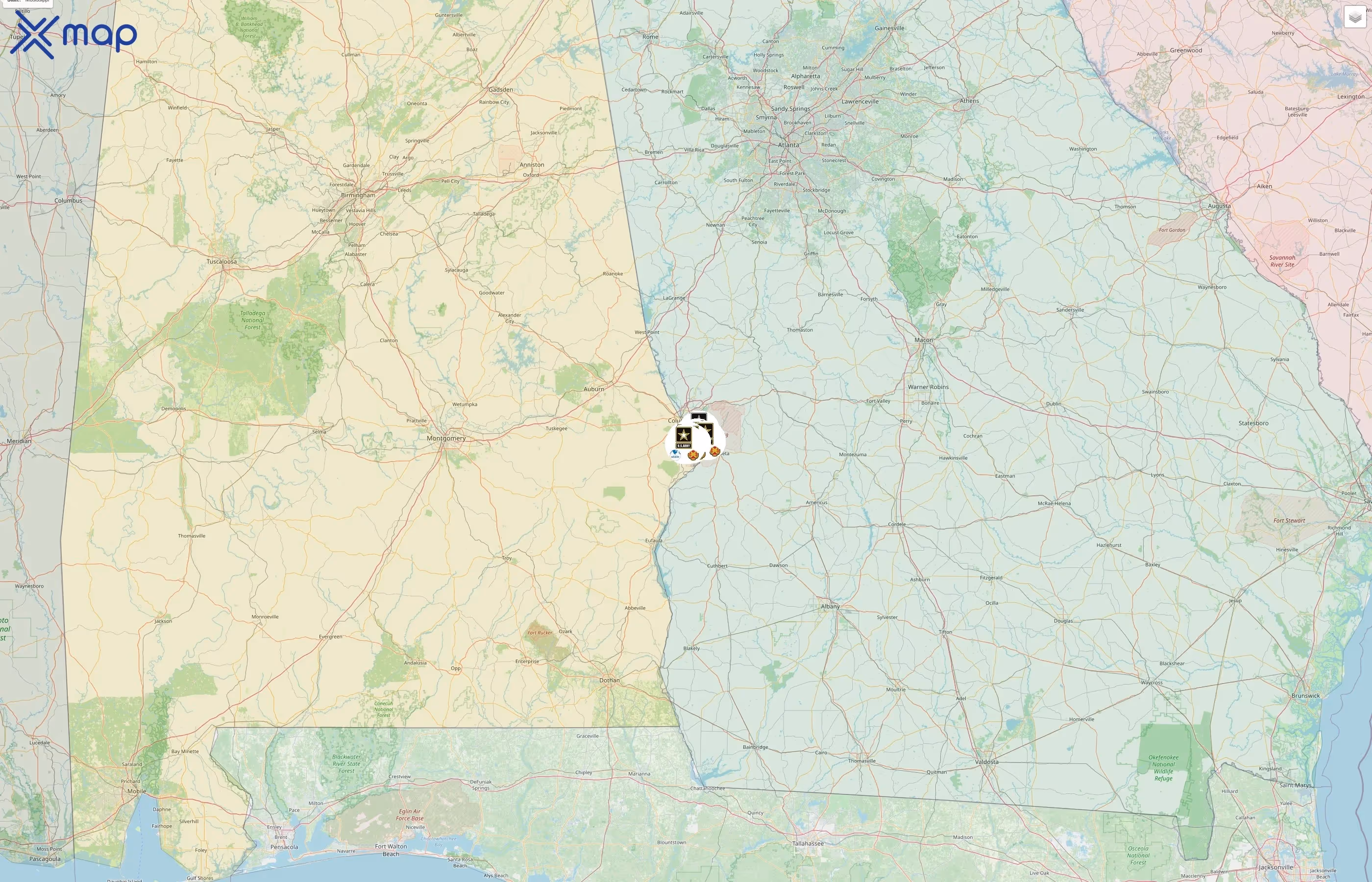 Fort Benning MWR street hotspots