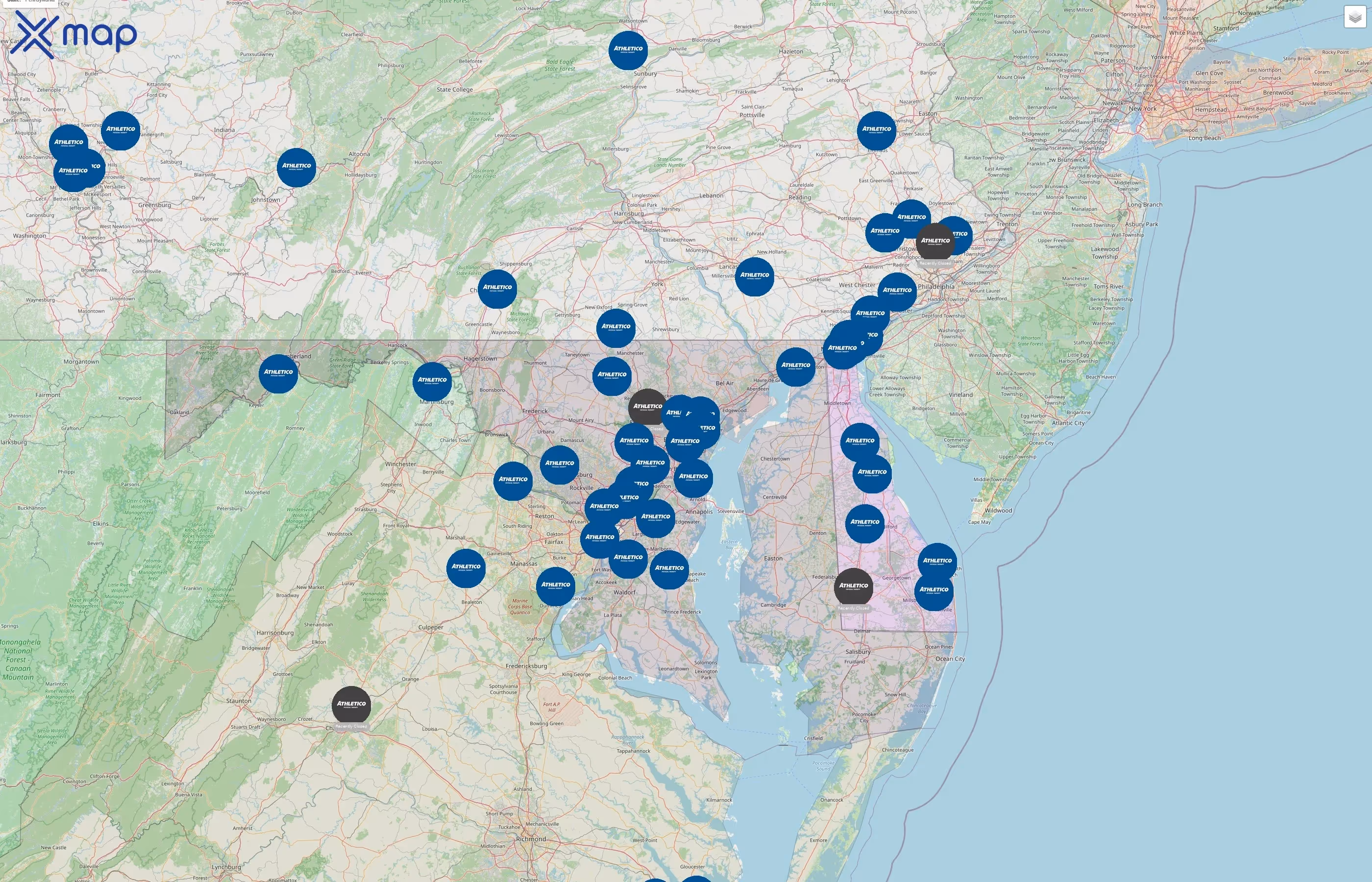 Pivot Physical Therapy street hotspots