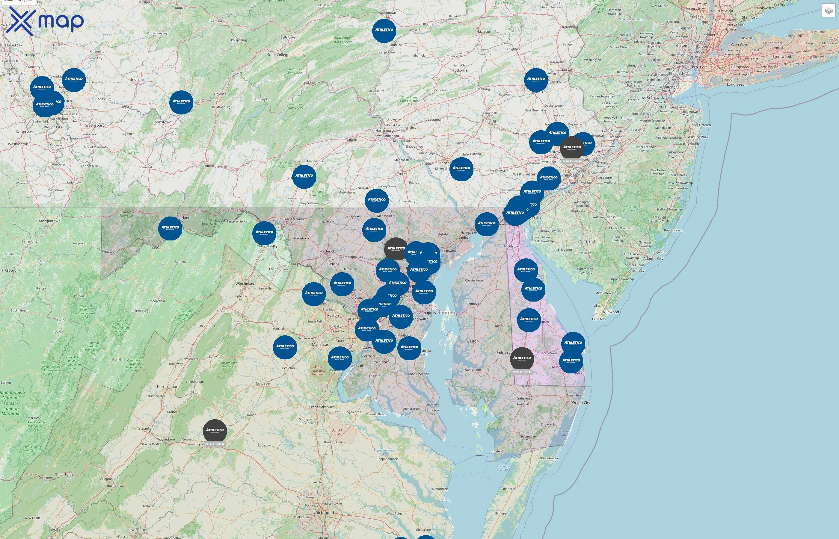 Pivot Physical Therapy street hotspots