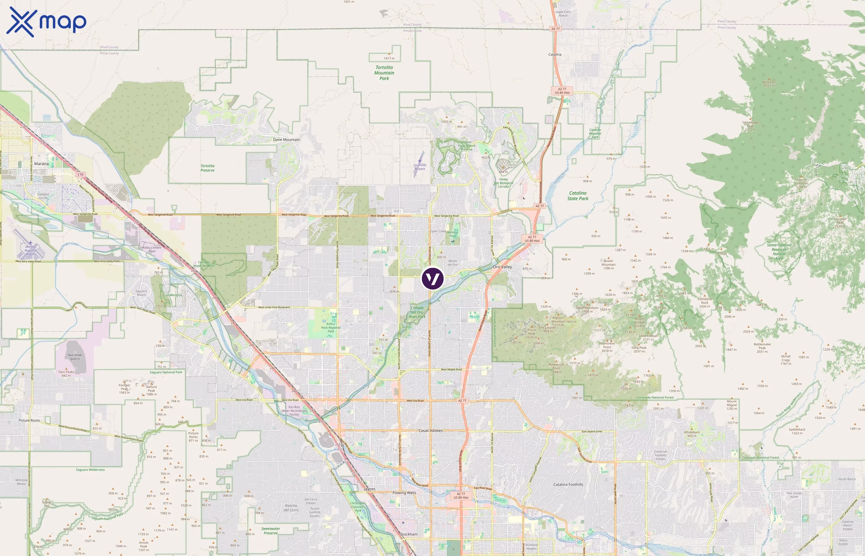 Vertica Fitness area coverage